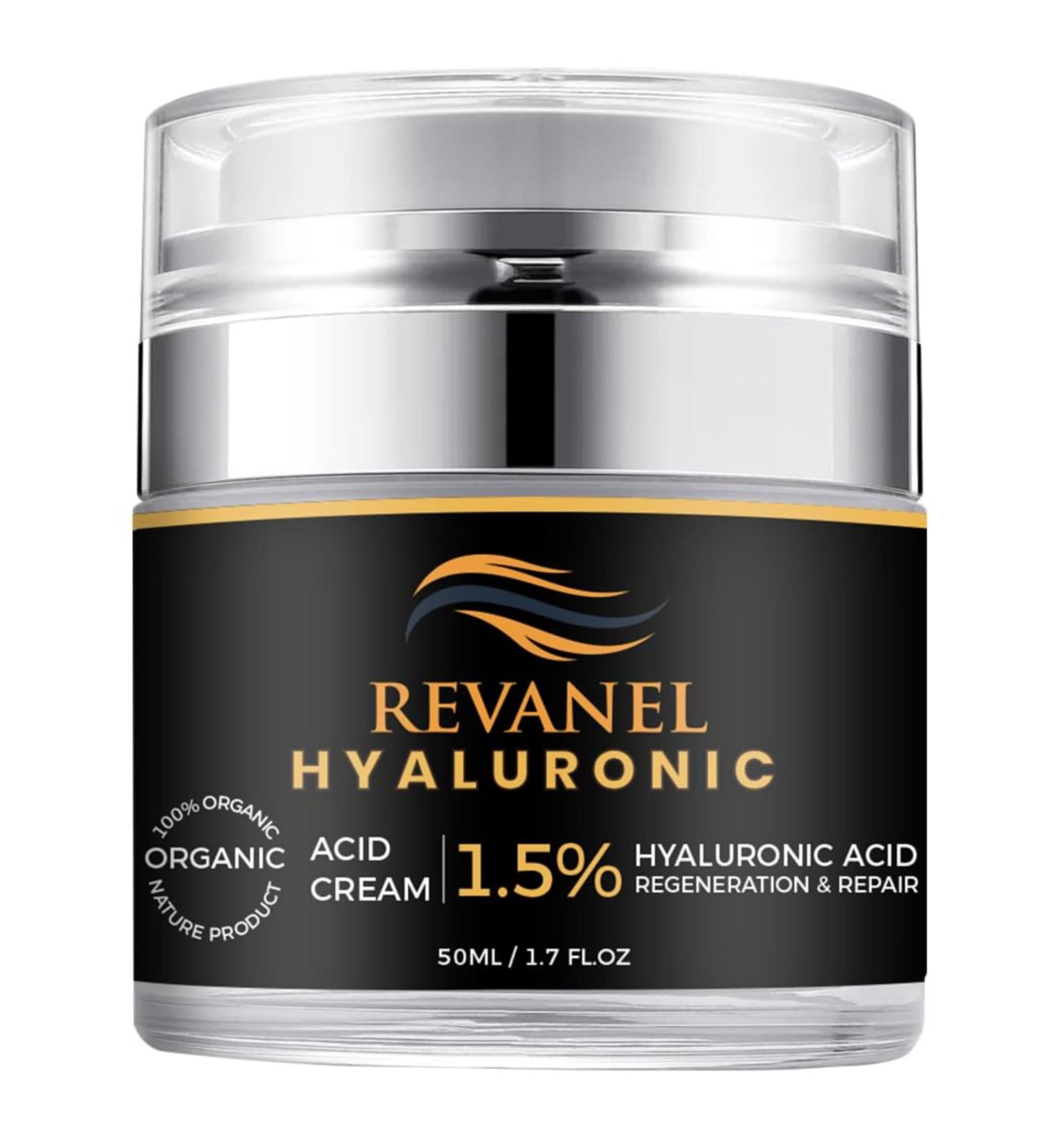100% Organic 1.5% Hyaluronic Acid Cream Hydrating Anti-Aging & Sensitive Skin Moisturizer 50ml / 1.7 fl oz Natural Facial Cream for Deep Hydration Skin Repair and Gentle Nourishment. - Buy Online on GoSupps.com