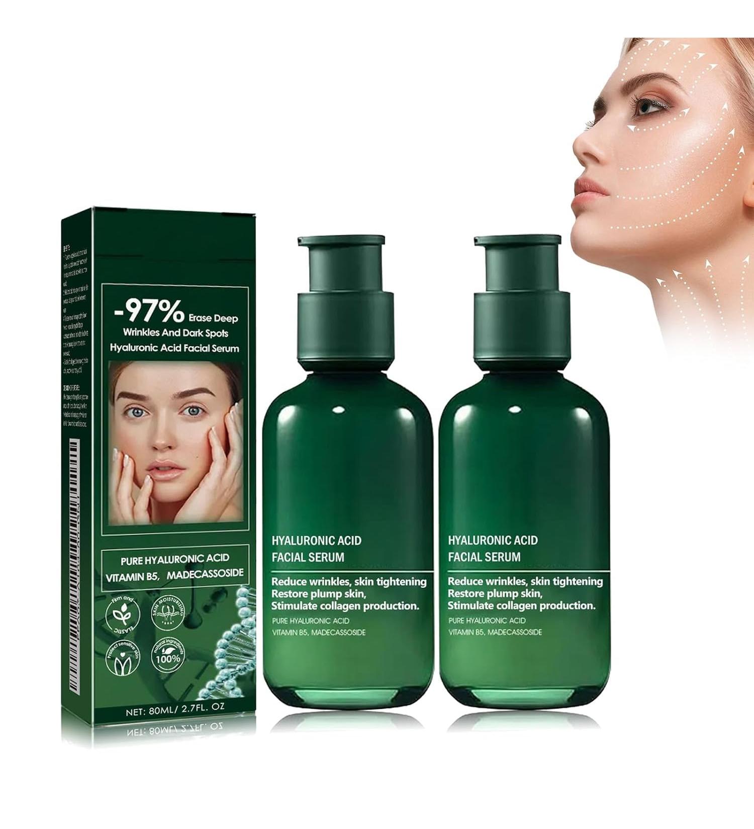 Skin Firming Rejuvenating Serum for Face & Neck - For All Skin Types (2PCS) | Best Anti-Aging Solution - Buy Online on GoSupps.com