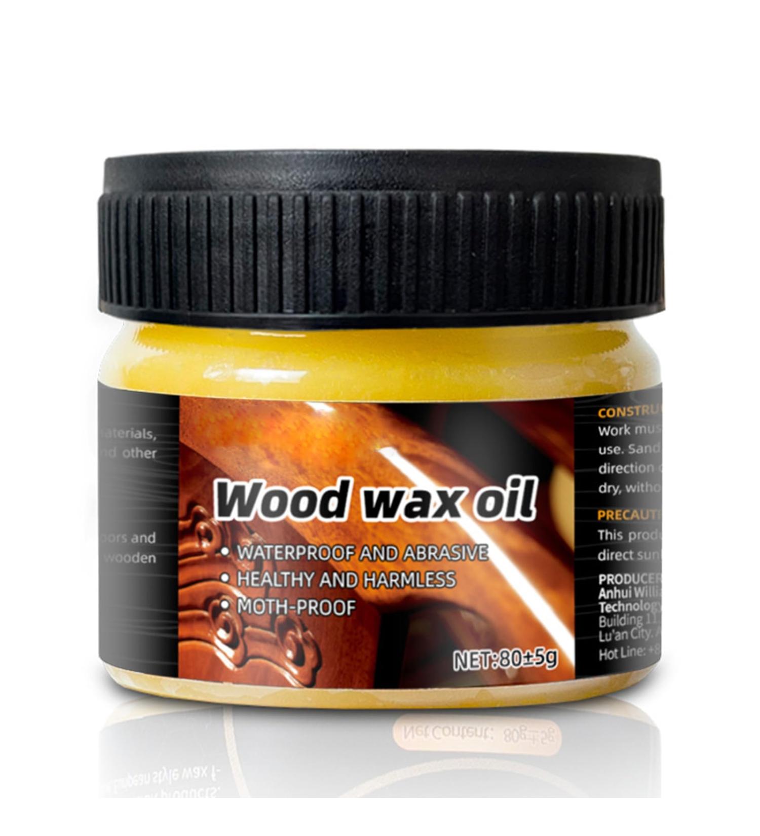 Wood Wax for Furniture | Waterproof Furniture Wax | Wood Seasoning Beewax Natural Beeswax Wood Furniture Cleaner and Polish for Wood Doors Tables Chairs Cabinets Acime - Buy Online on GoSupps.com