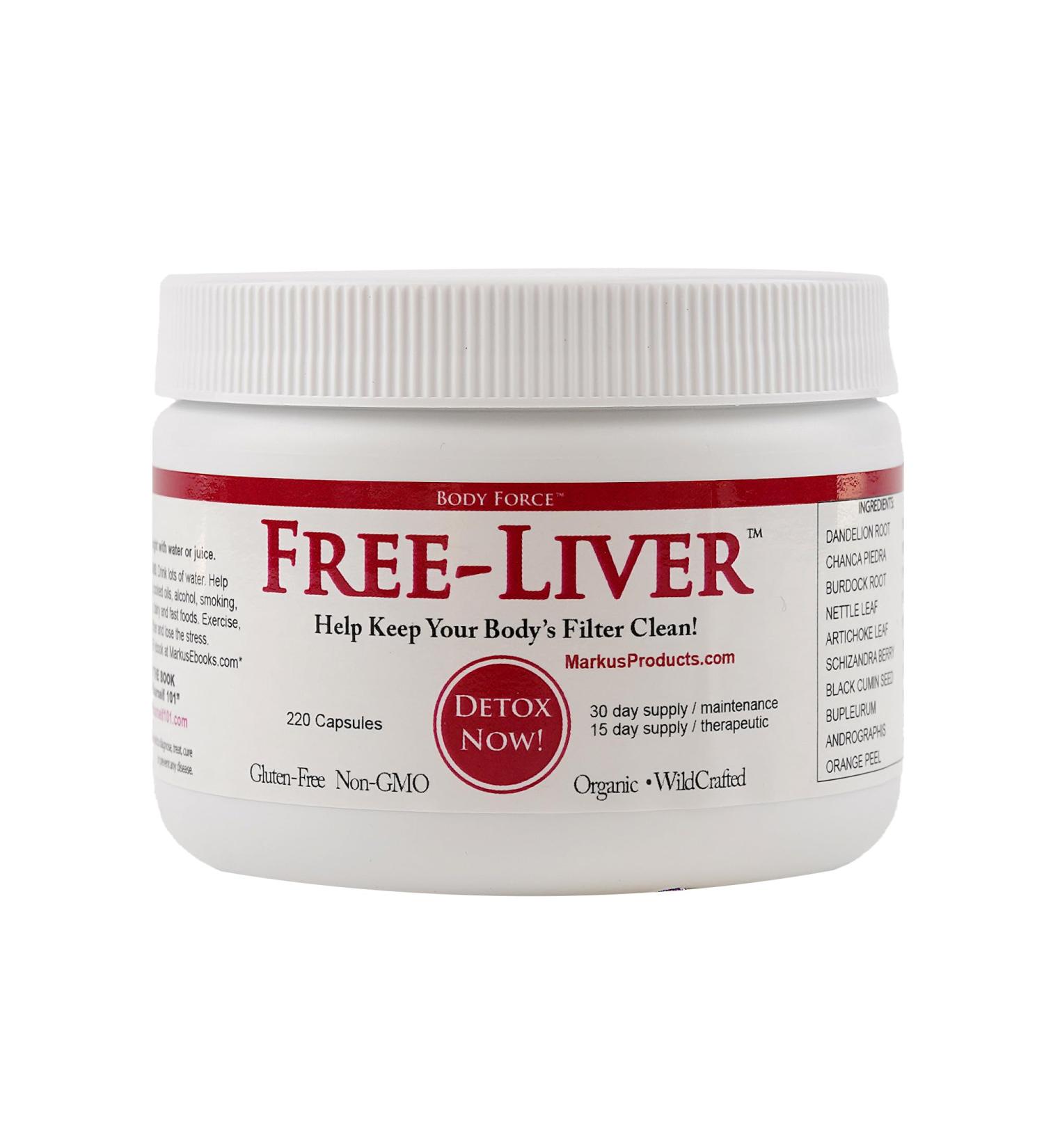 Body Force Liver Formula Capsules by Markus - Buy Online on GoSupps.com