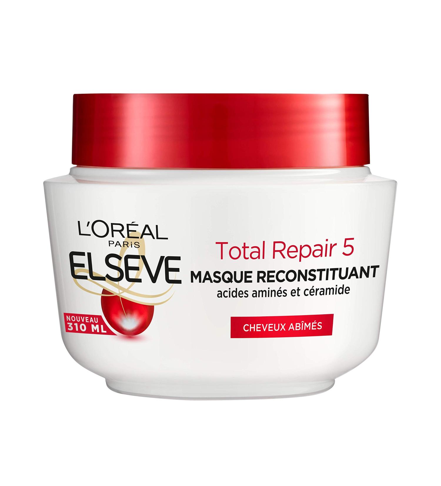  L'Oreal Paris L'OR AL PARIS Elseve Total Repair 5-in-1 Replenishing Mask Enriched with Amino Acids and Ceramide 5-310 ml - Buy Online on GoSupps.com