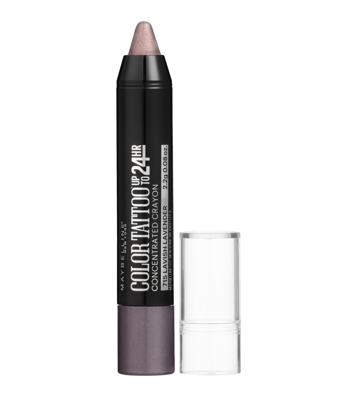 Maybelline New York Eyestudio ColorTattoo Crayon 715 Lavish Lavender 0.08 oz - Long-lasting Eye Makeup - Buy Online on GoSupps.com
