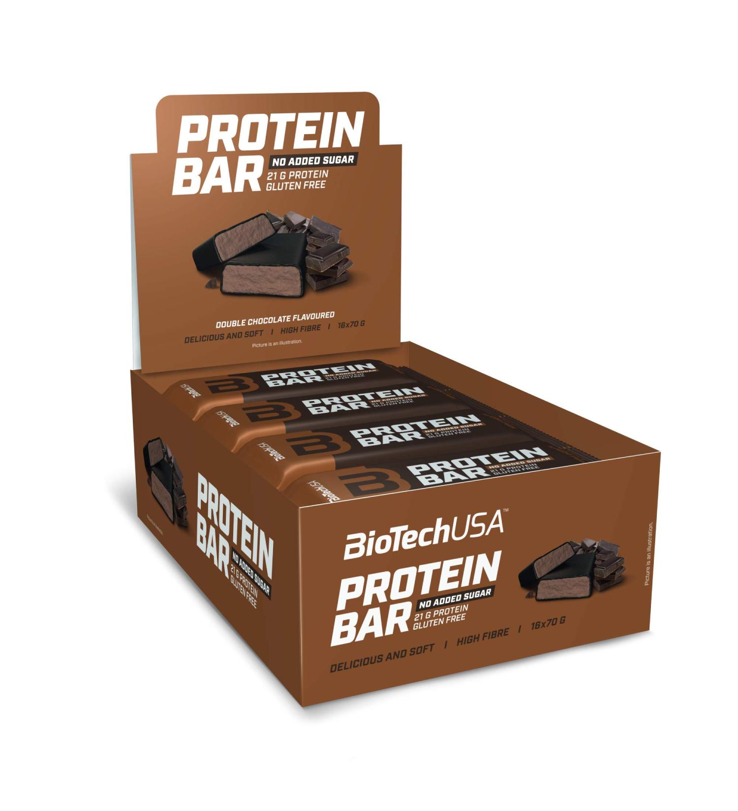 BioTechUSA Protein Bar Double Chocolate 1.3 kg - Buy Online on GoSupps.com