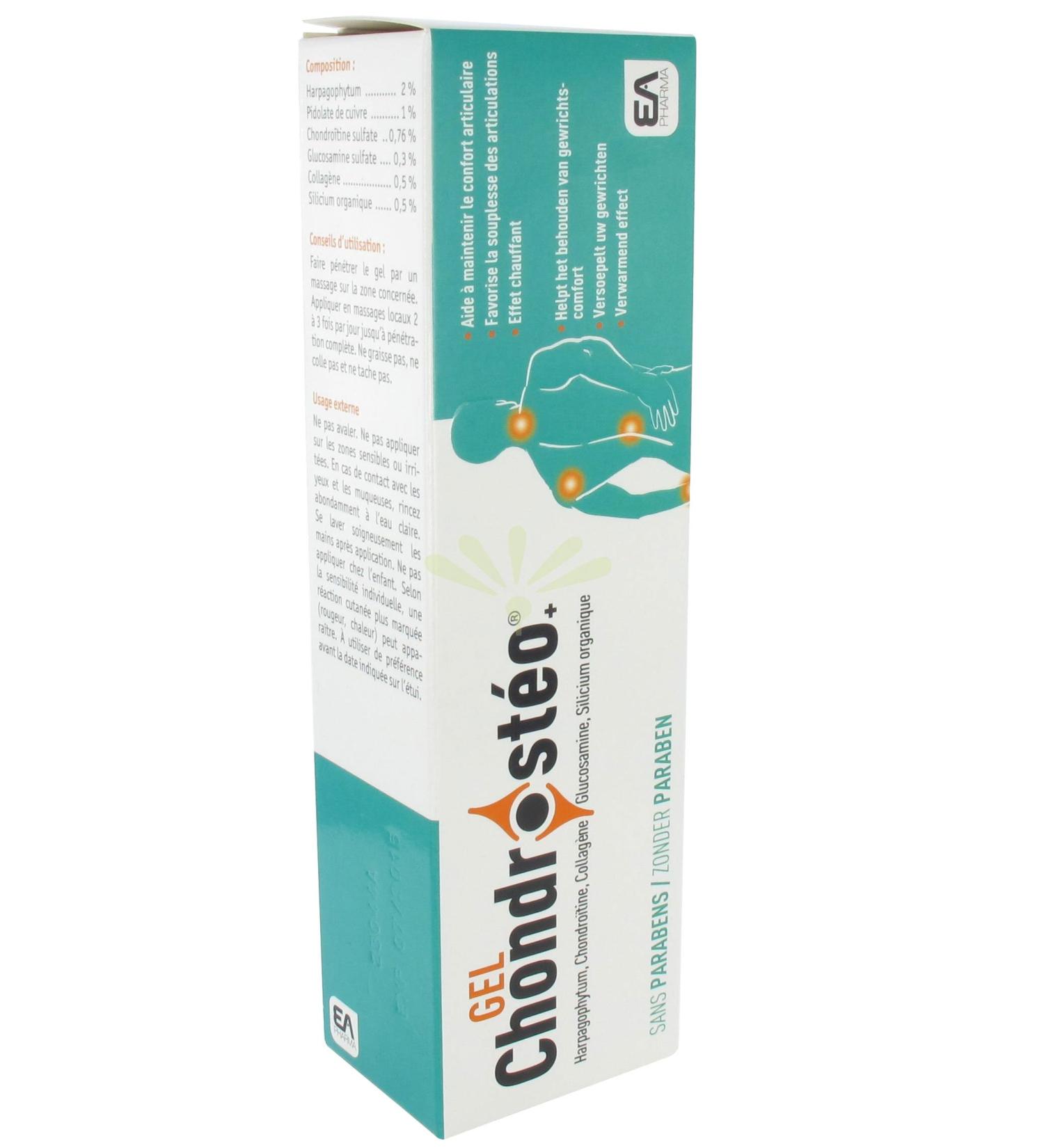 EA Pharma Chondrost o Gel 100 ml - Gel pour les articulations - Adulte de tout ge souffrant de douleurs articulaires - Unisex