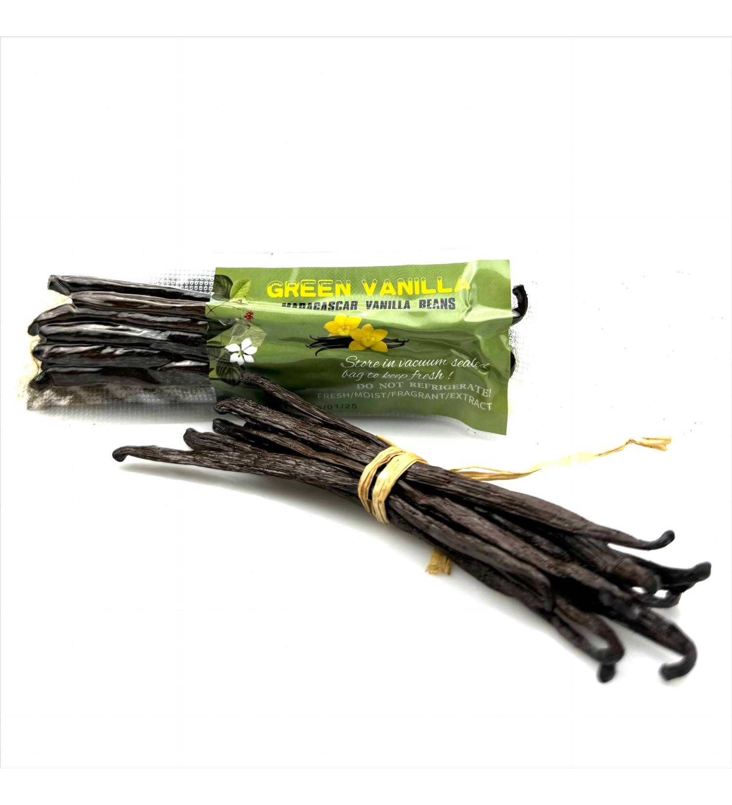 10 Madagascar Bourbon Vanilla Pods 14-16 cm Gourmet Quality for Patisserie and Cooking - Buy Online on GoSupps.com