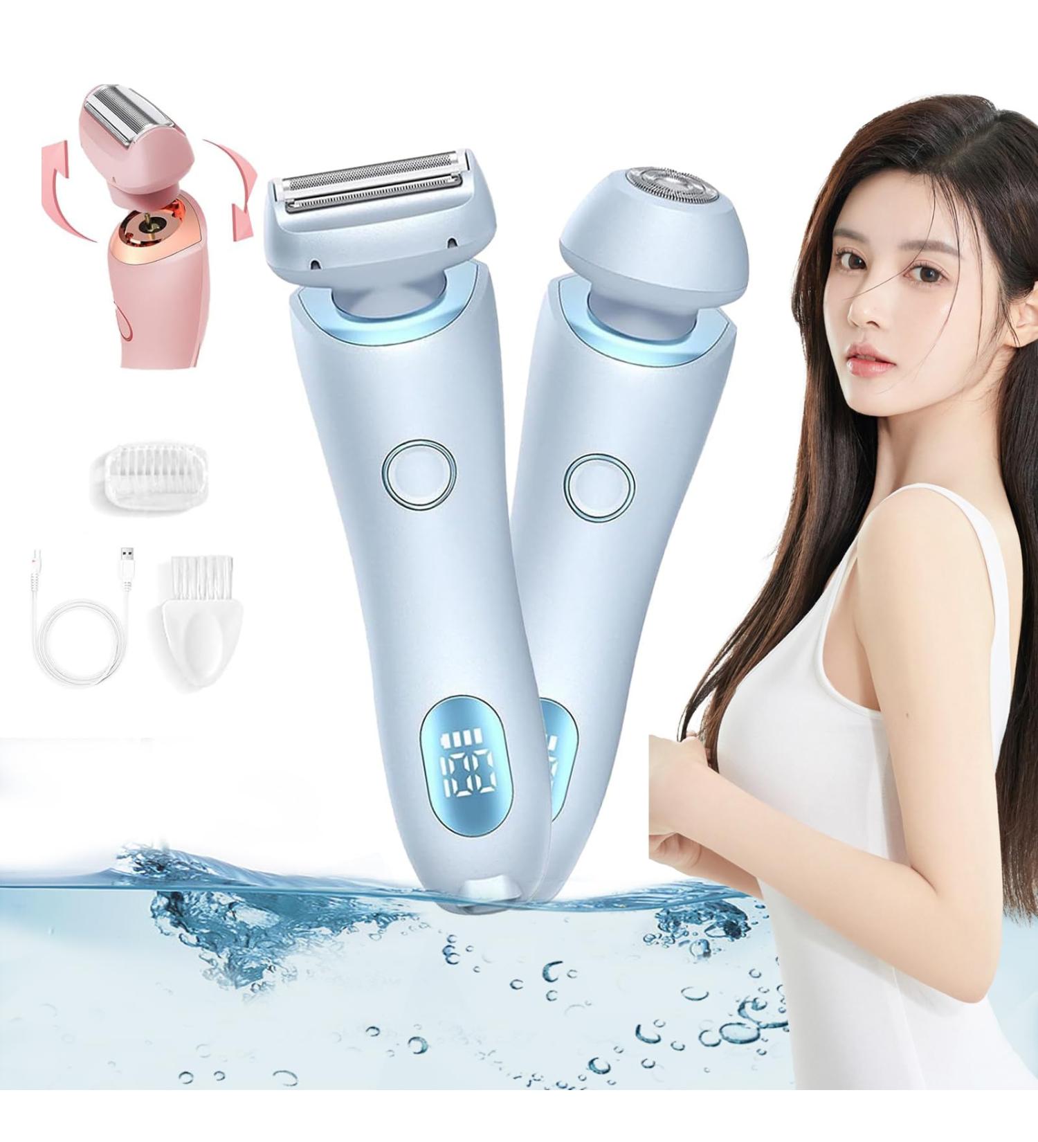 Duskofficial Razor 2 In 1 Electric Shaver Razors for Women Waterproof Razors for Women Livora Electric Shaver for Women Wet Dry Women Shaver Waterproof bikini trimmer women electric razor (B) - Buy Online on GoSupps.com