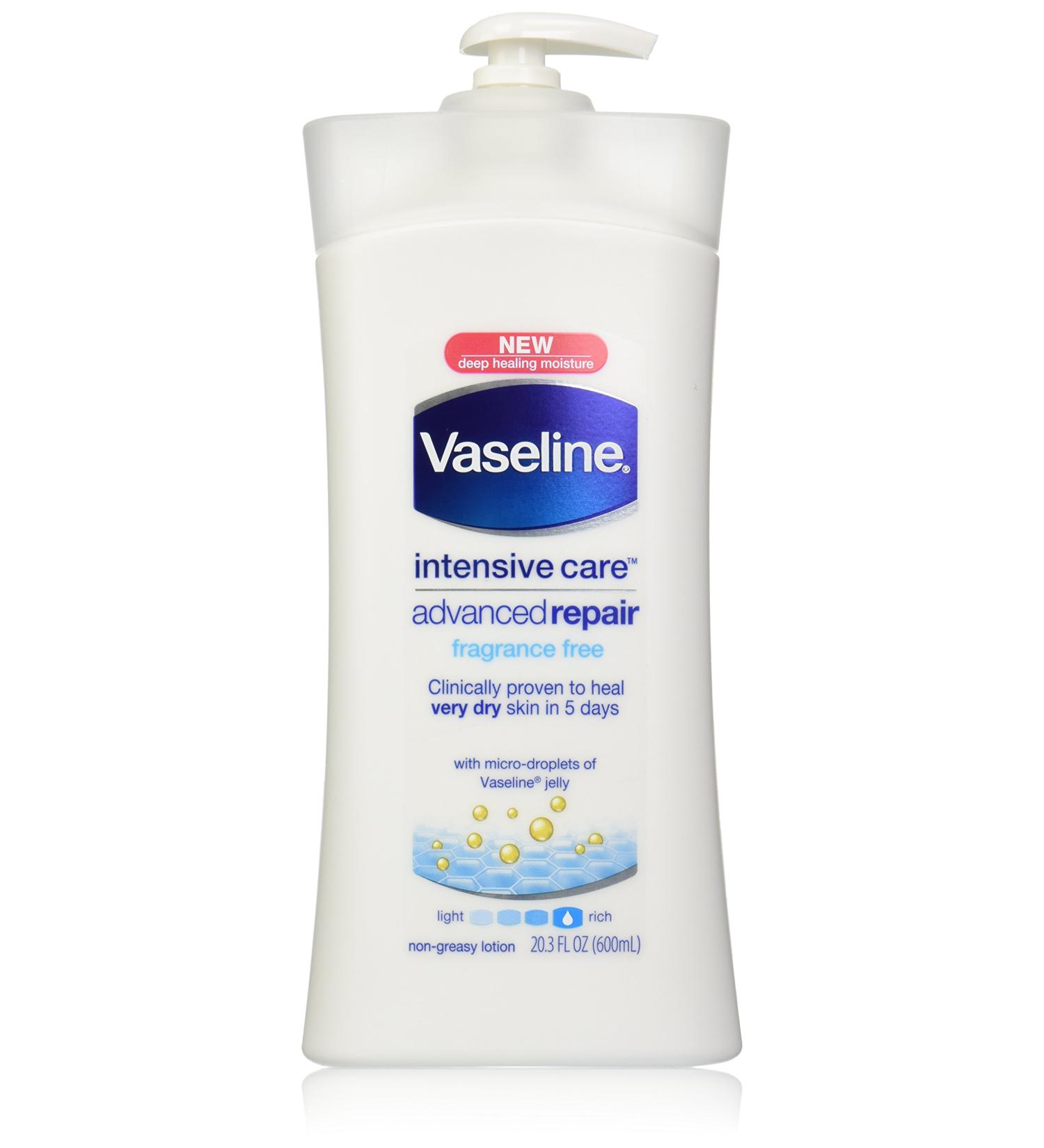 Vaseline Intensive Rescue Repairing Moisture Lotion 20.3 oz - Fragrance Free Deep Hydration for Dry Skin | Buy Online Internationally - Buy Online on GoSupps.com