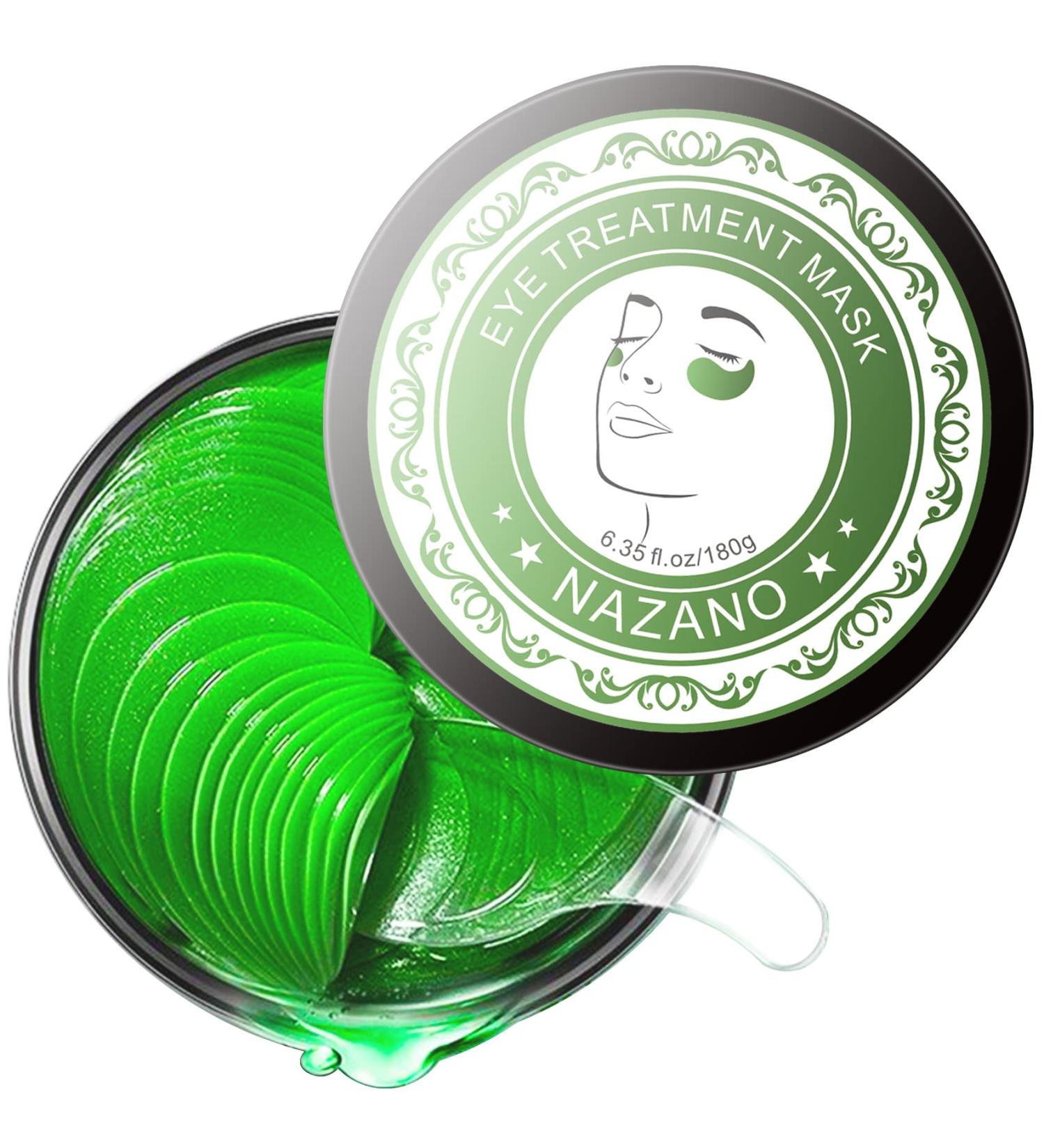 NAZANO Under Eye Patches - 30 Pairs Anti-Aging Collagen & Hyaluronic Acid Masks for Dark Circles, Puffiness & Wrinkles - Buy Online on GoSupps.com