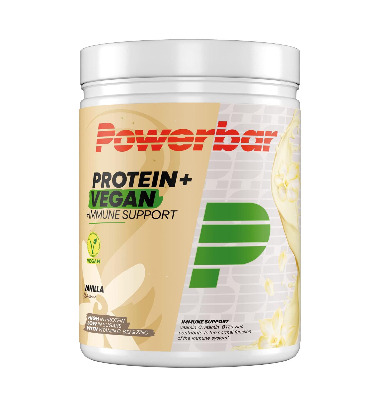 Powerbar Protein Plus Vegan Immune Support - Vanilla Flavor 570g (19 Servings) | Buy Online for Global Shipping - Buy Online on GoSupps.com