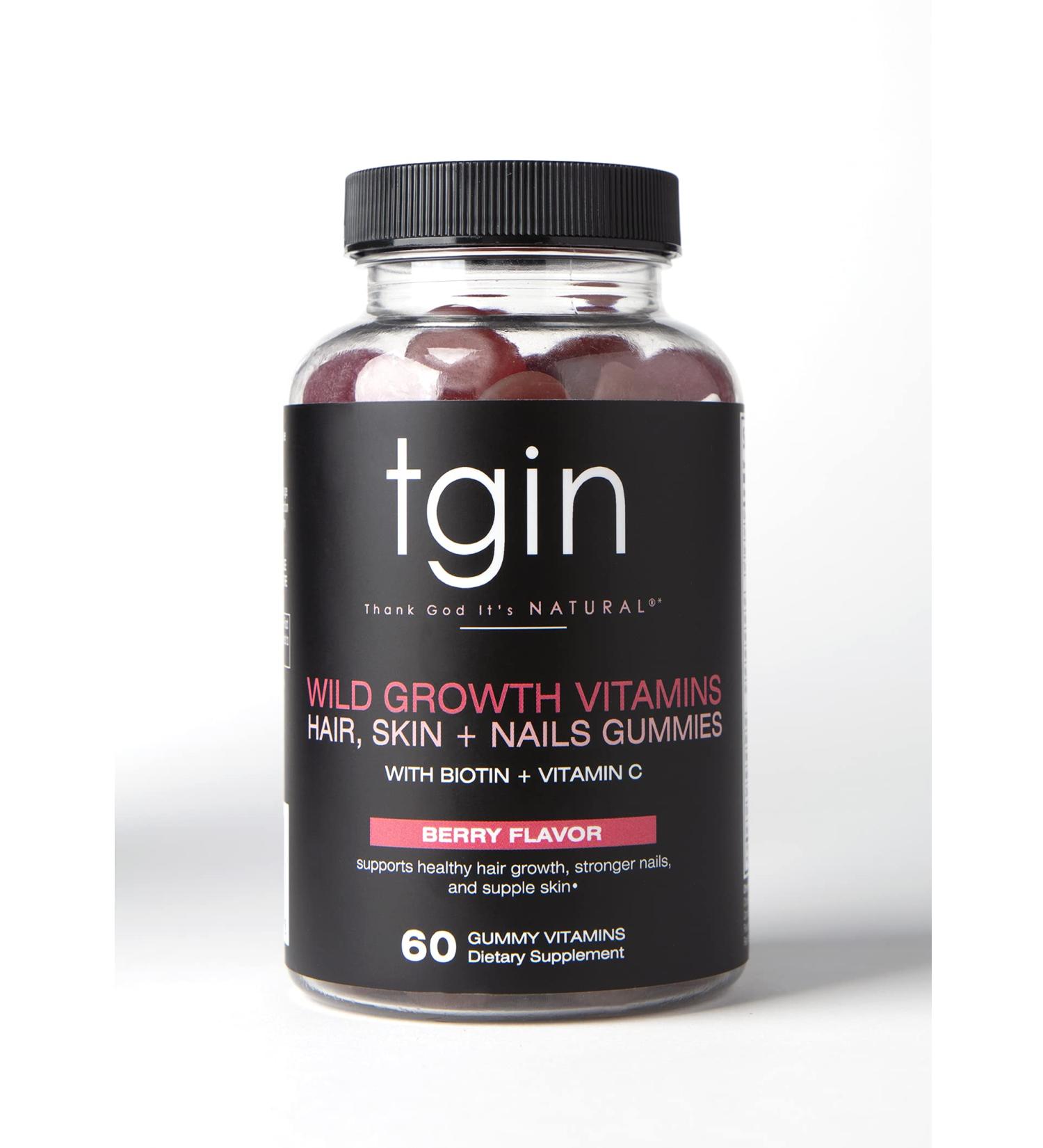 TGIN Miracle RepaiRx Wild Growth Vitamins Gummies - 60 Count - Hair Skin Nails - Repair Restore Growth - Buy Online on GoSupps.com
