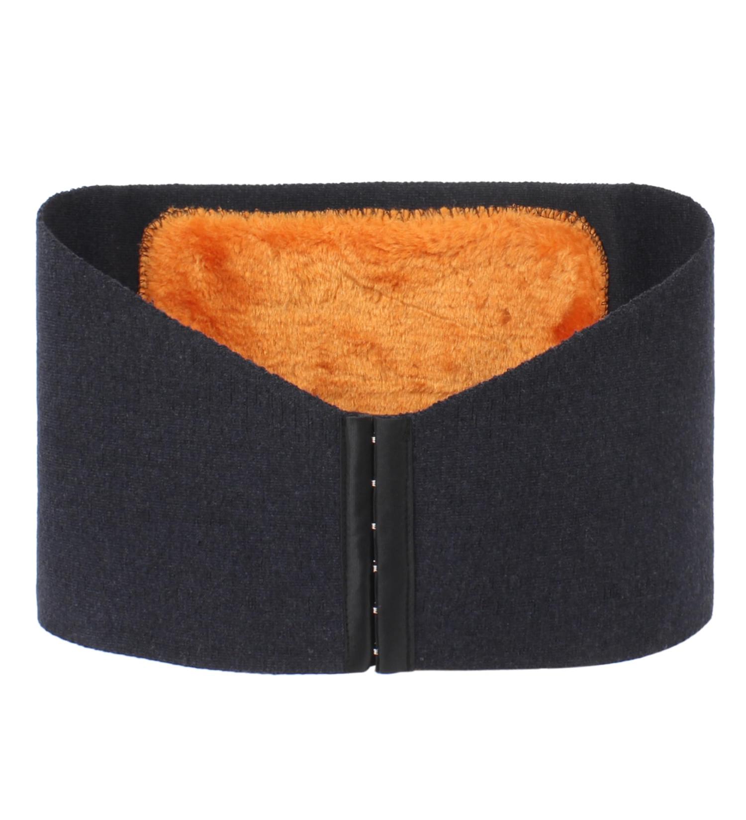 Buy Adjustable Winter Thermal Waist Warmer for Men & Women - Plush Lumbar Support Back Brace - Stomach Warming Protector in Black - Buy Online on GoSupps.com