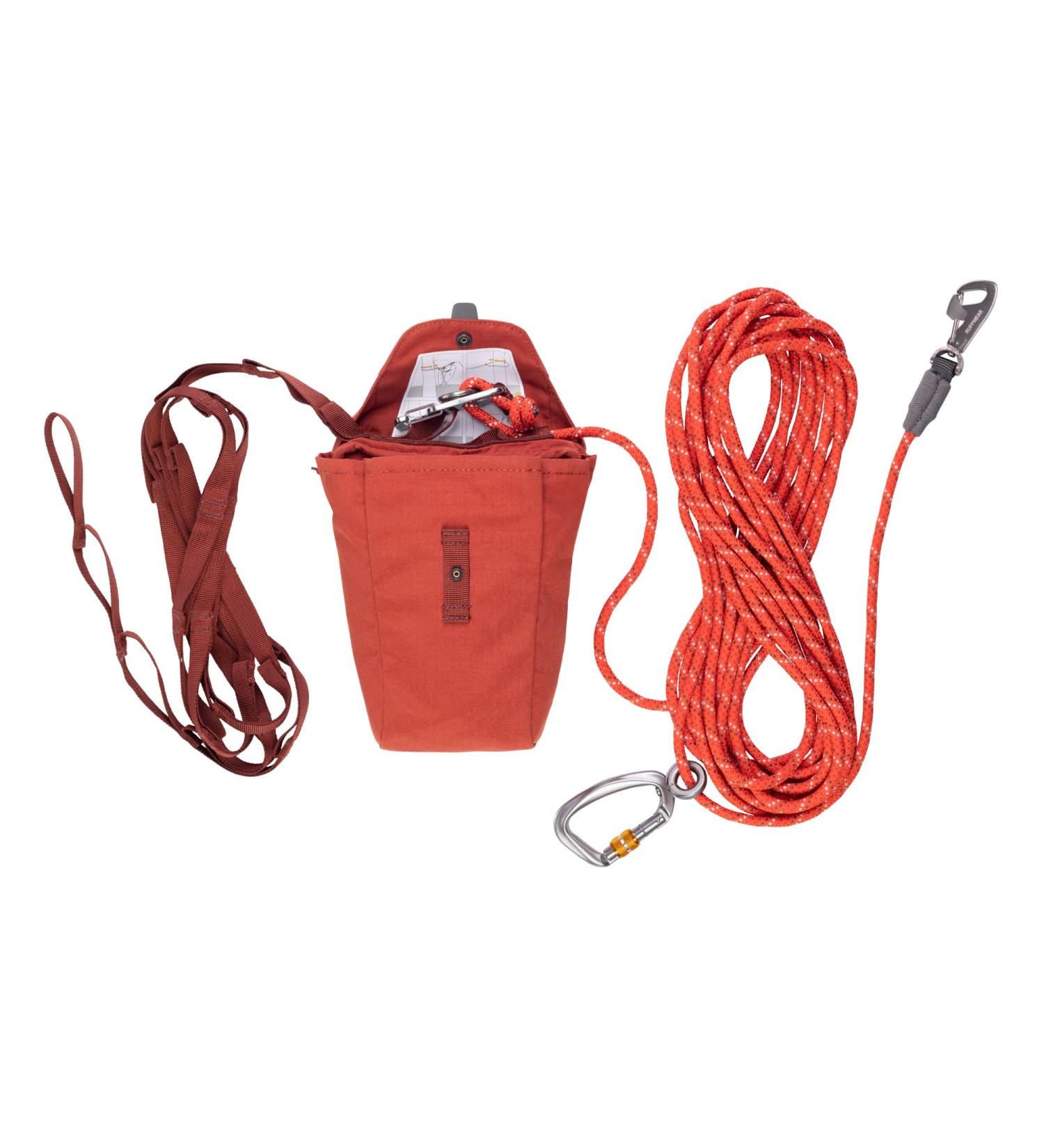 RUFFWEAR Knot-A-Hitch 36ft Dog-Hitching System | Premium Red Clay Camping Safety Tether | Staycation Dog Gear by RUFFWEAR - Buy Online on GoSupps.com