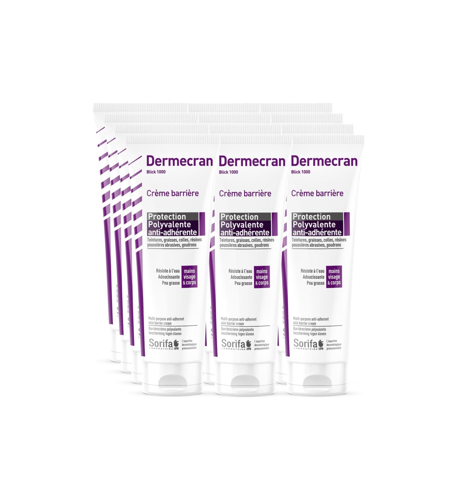  SORIFA Pack of 12 - Derm cran - Barrier cream - Versatile anti-stick protection - Hands face and body - High tolerance - Fragrance free -Tube 125 ml. - Buy Online on GoSupps.com
