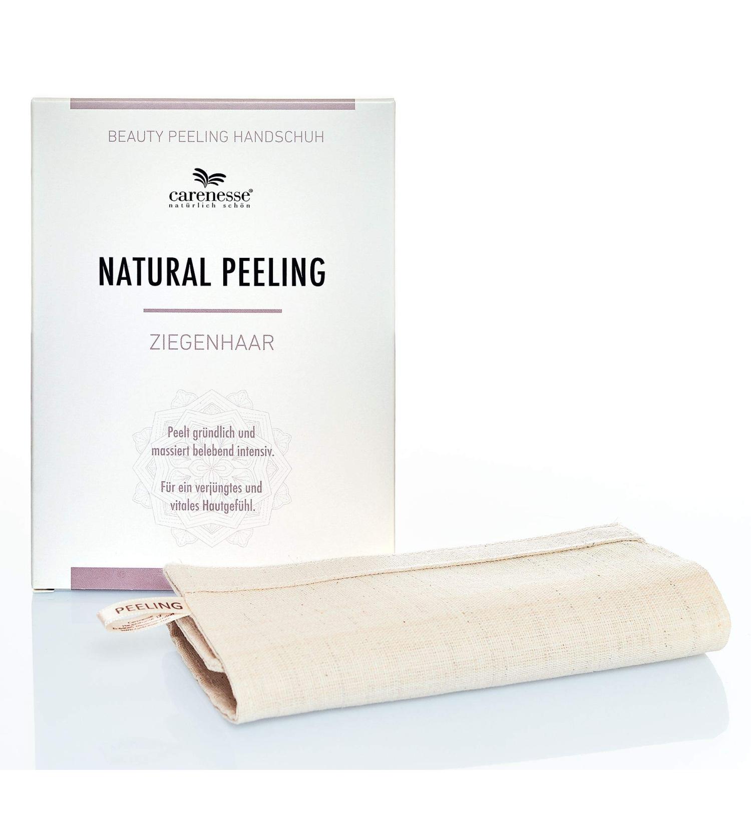 Carenesse Natural Peeling Glove - Goat Hair Body Exfoliating & Massage Glove | Chemical-Free & Eco-Friendly - Buy Online on GoSupps.com