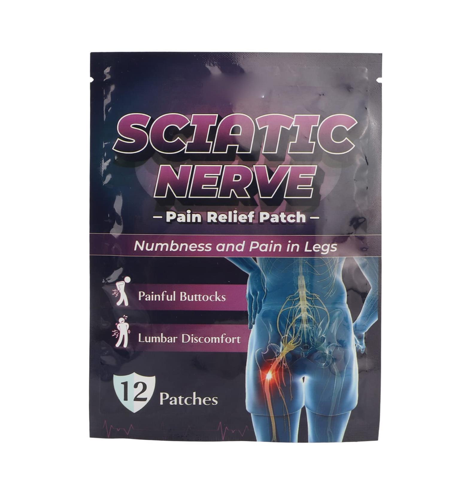 ZJchao Sciatic Nerve Pain Relief Patch - 60 Pcs Herbal Traditional Medicine for Muscle Release - Buy Online on GoSupps.com