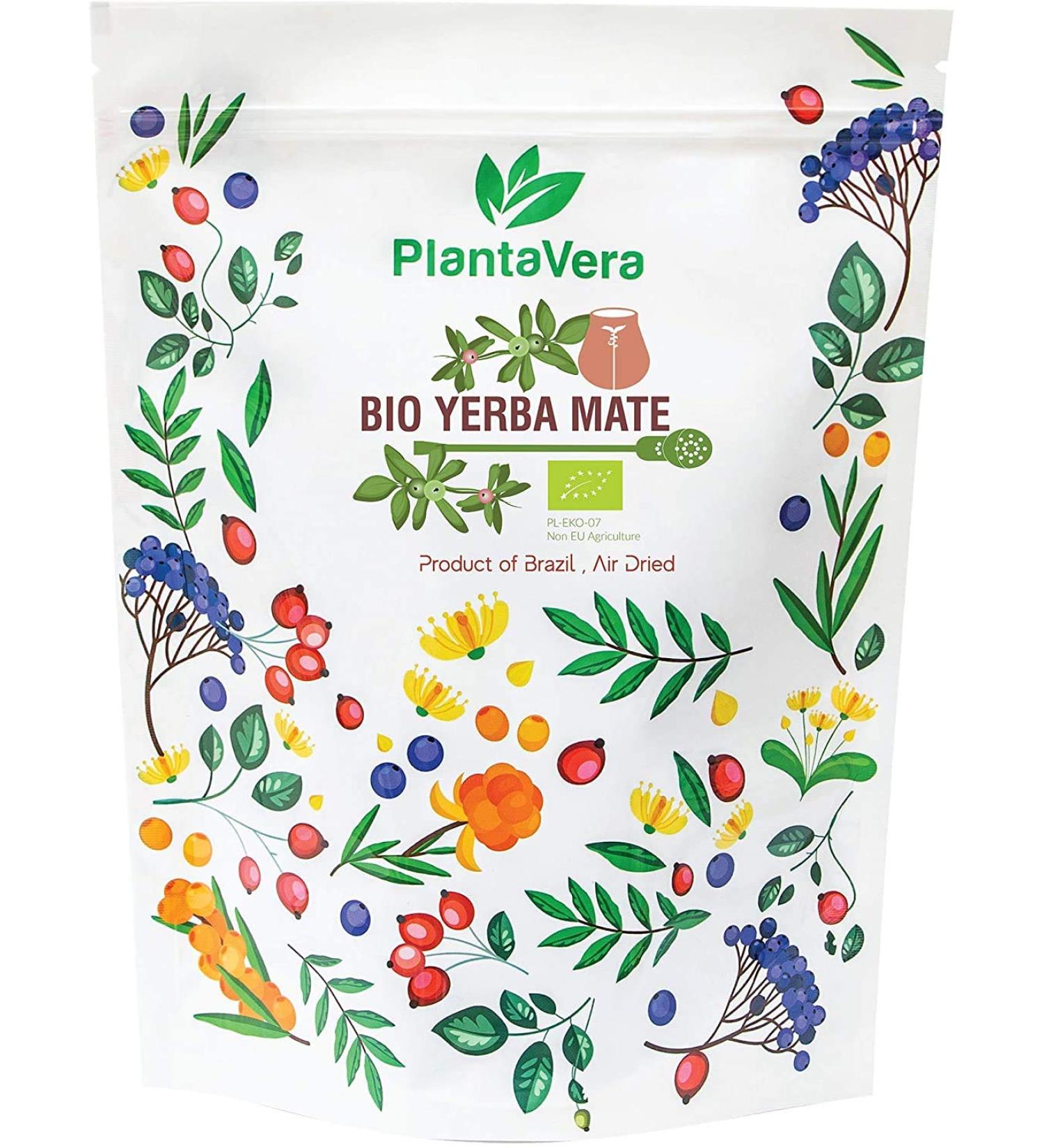 Original Yerba Mate from Brazil by HerbaNordPol | Unique Organic Quality | Contains 95% Leaves | Classic Superior & Strong | EcoCert Certified | Helps Energy Boost and Weight Loss | 500G - Buy Online on GoSupps.com
