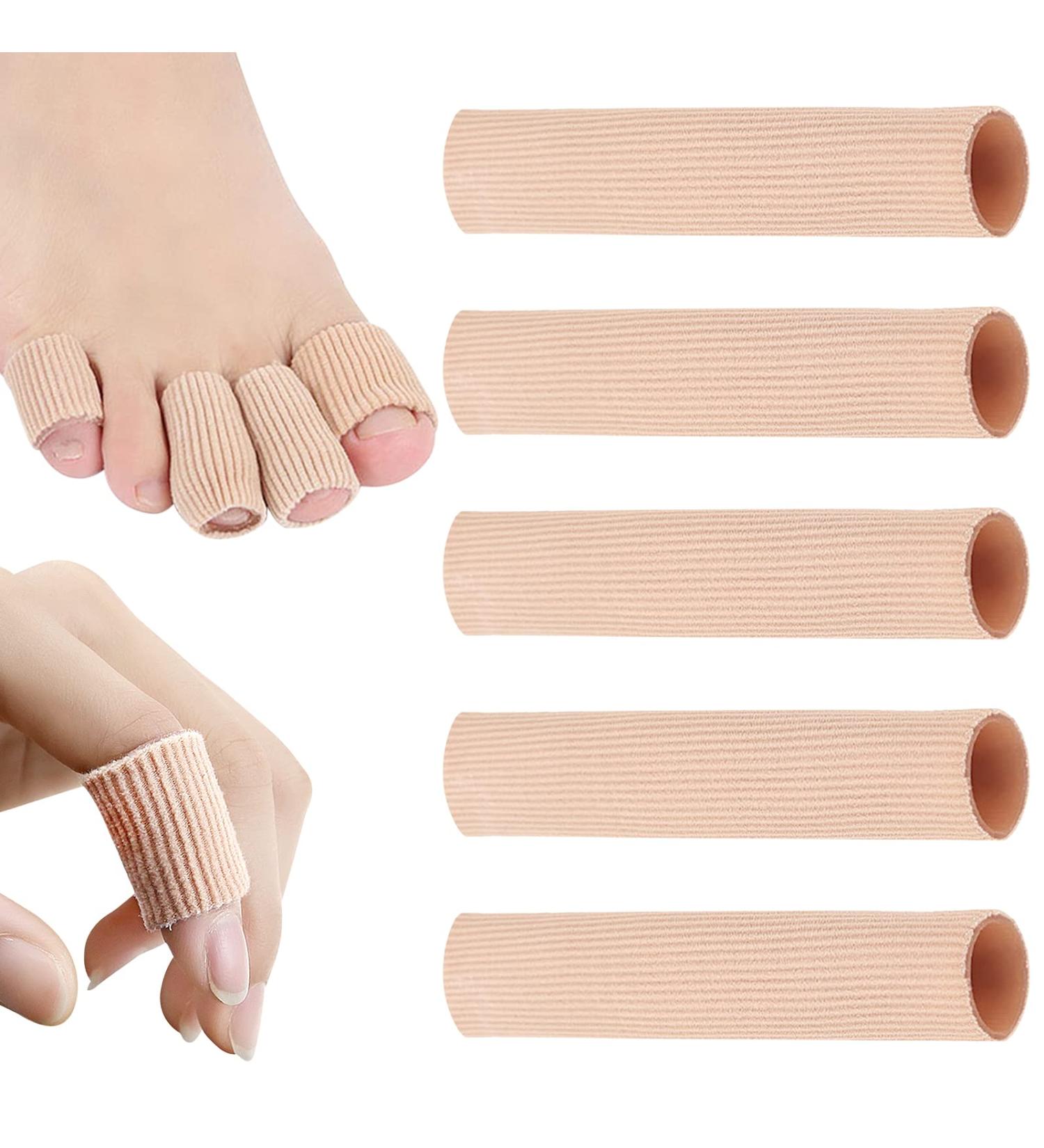 Obidodi 5pcs Cuttable Toe Cushions - Silicone Gel Toe Sleeves for Pain Relief & Protection - M Diameter 2CM - Buy Online on GoSupps.com