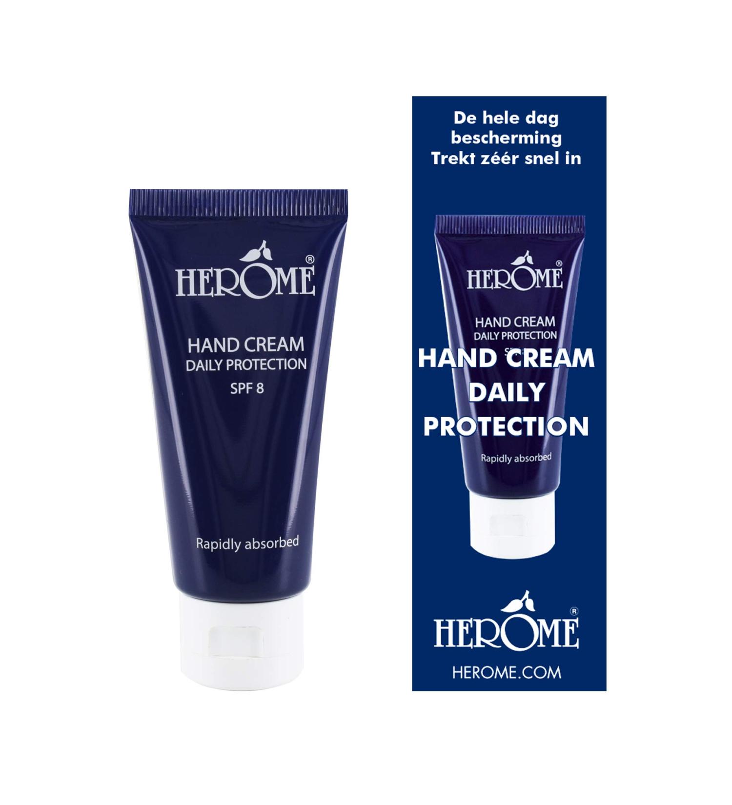 Herome Hand Cream Daily Care - Fast-Absorbing 30ml Protection for Dry Hands | International Shipping Available - Buy Online on GoSupps.com