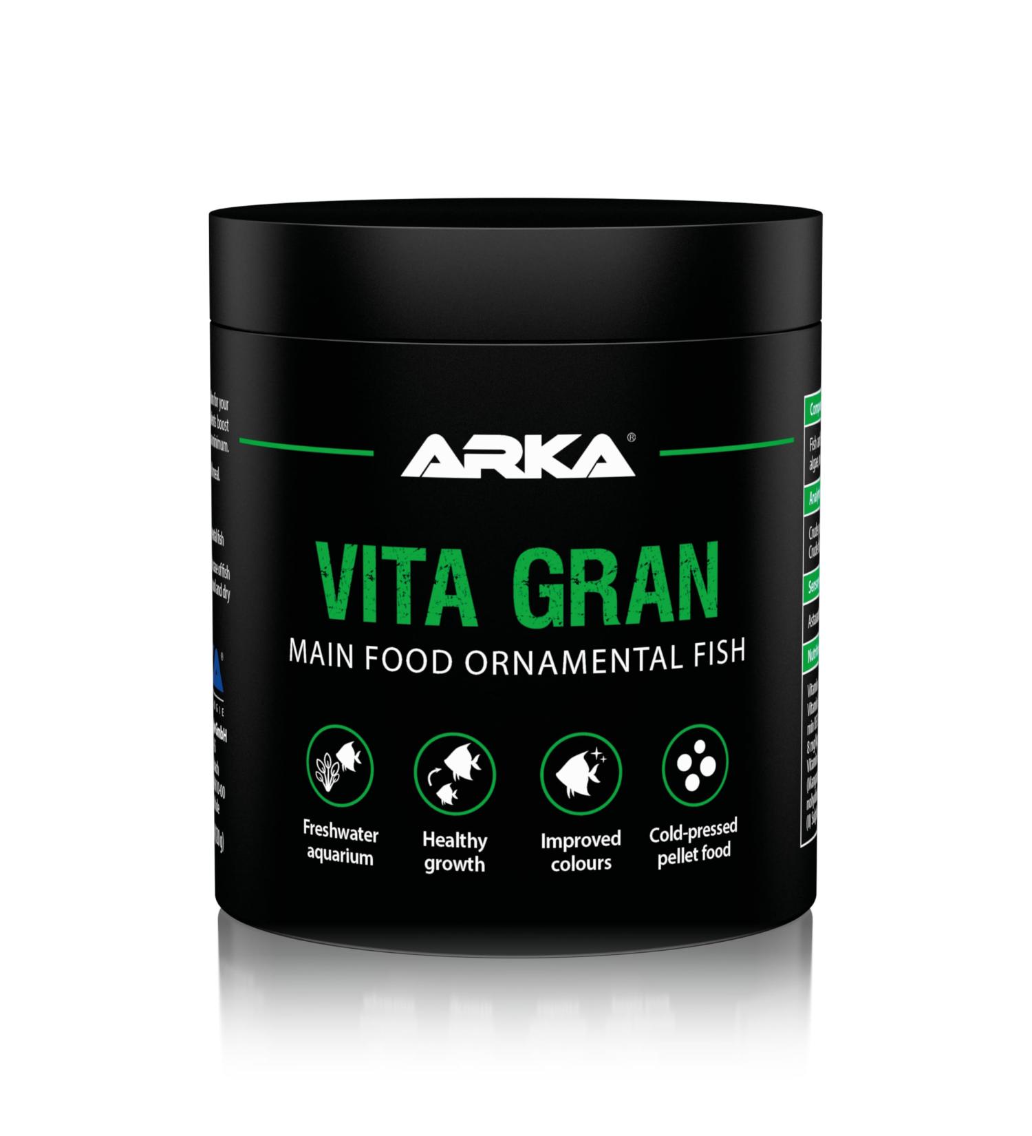Microbe-Lift Vita Gran - 250 ML - Nutrient-Rich Granulated Food for Vivid Colors and Healthy Growth in Freshwater Aquarium Fish Cold Pressed. - Buy Online on GoSupps.com