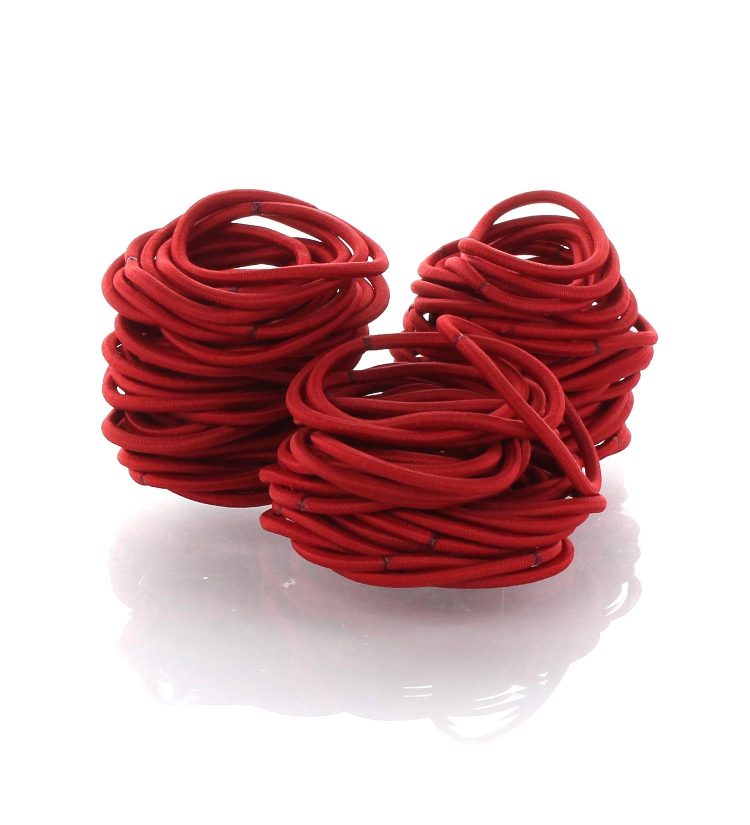 My Lello Professional Grade Red Hair Elastics Hair Ties - 20 Pack - Buy Online on GoSupps.com