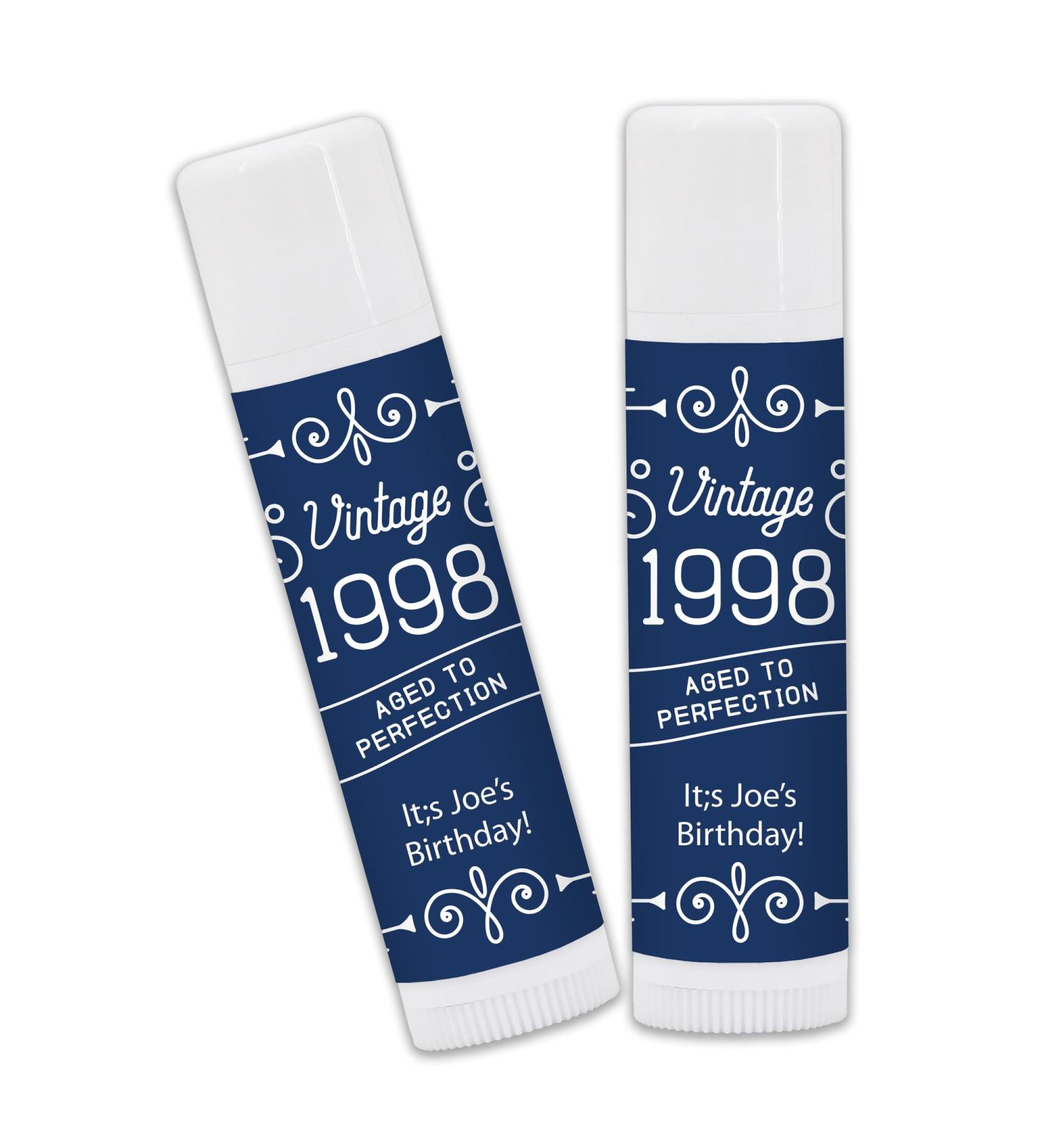 Lip Balm Birthday Party Favors Personalized Lip Balm Favors Party Favors for Guests (Set of 24) - Buy Online on GoSupps.com