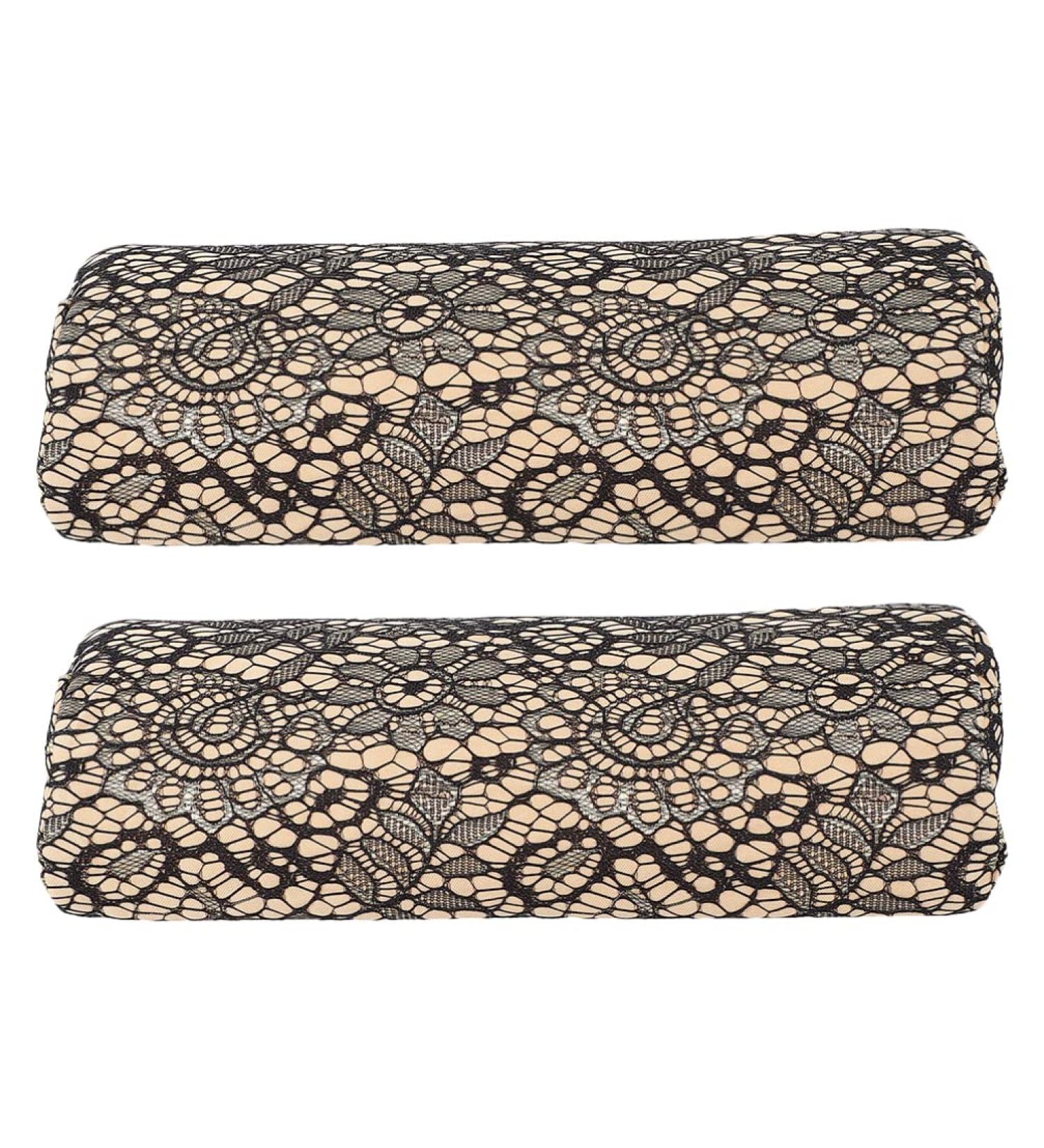 KALLORY Floral Pillows 2 Pieces Nail Arm Rest Professional Nail Hand Rest Cushion Lace Manicure Pillows Tool for Salon Home Use Floral Throw Pillows - Buy Online on GoSupps.com