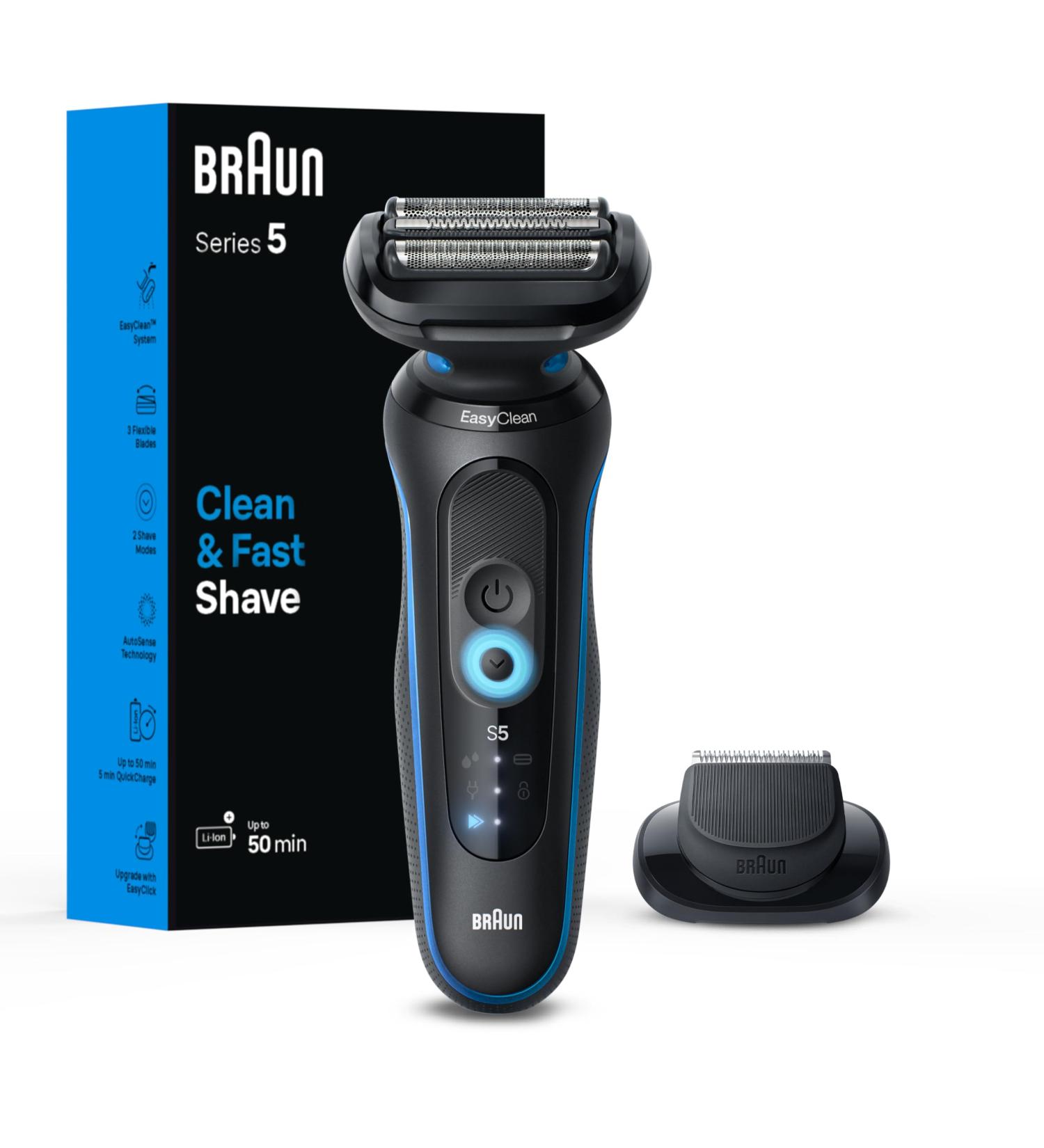 Buy Brown Electric Shaver for Men - Series 5 5118S | Wet & Dry Shave Turbo Mode Precision Trimmer - Engineered in Germany - Buy Online on GoSupps.com