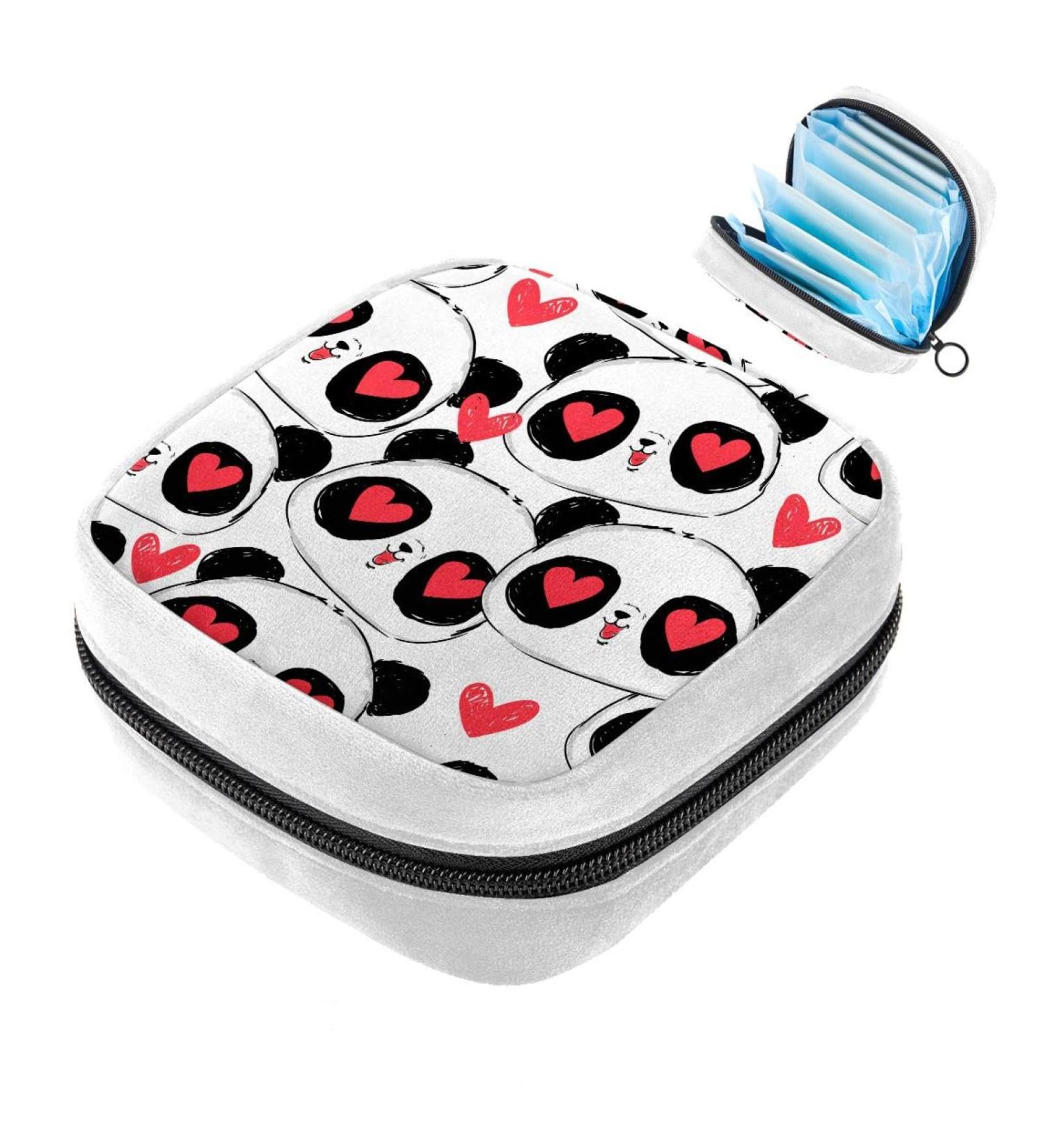 GIAPB Animal Panda Period Storage Bag - Color908 | Sanitary Napkin, Tampon, Makeup, Pad Pouch - Buy Online on GoSupps.com
