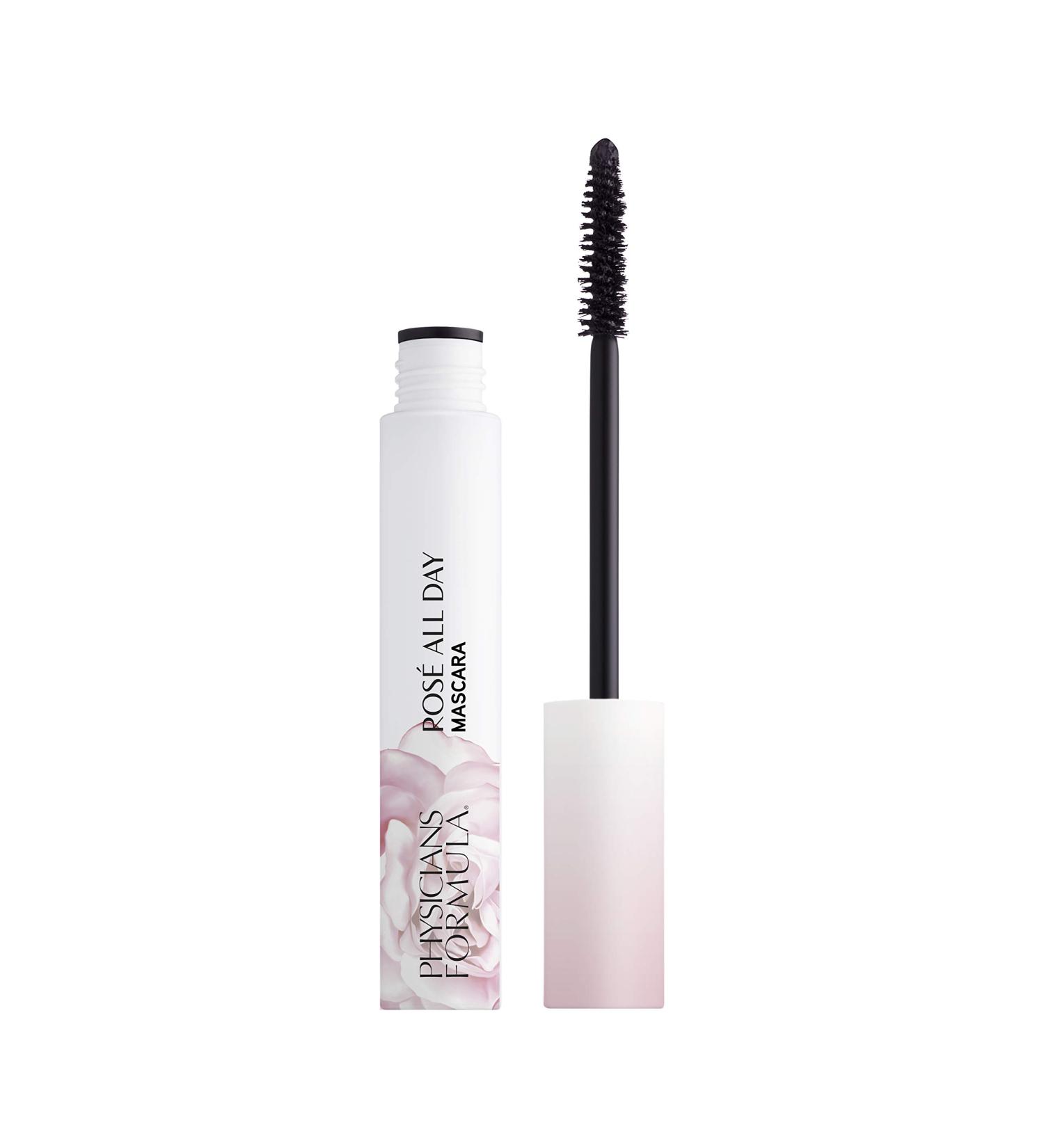 Physicians Formula Ros All Day Mascara Volume and Length Mascara with Highly Pigmented Formula Infused with Rose Water Kakadu Plum Goji Berry and a Boosting Blend Vegan Black - Buy Online on GoSupps.com