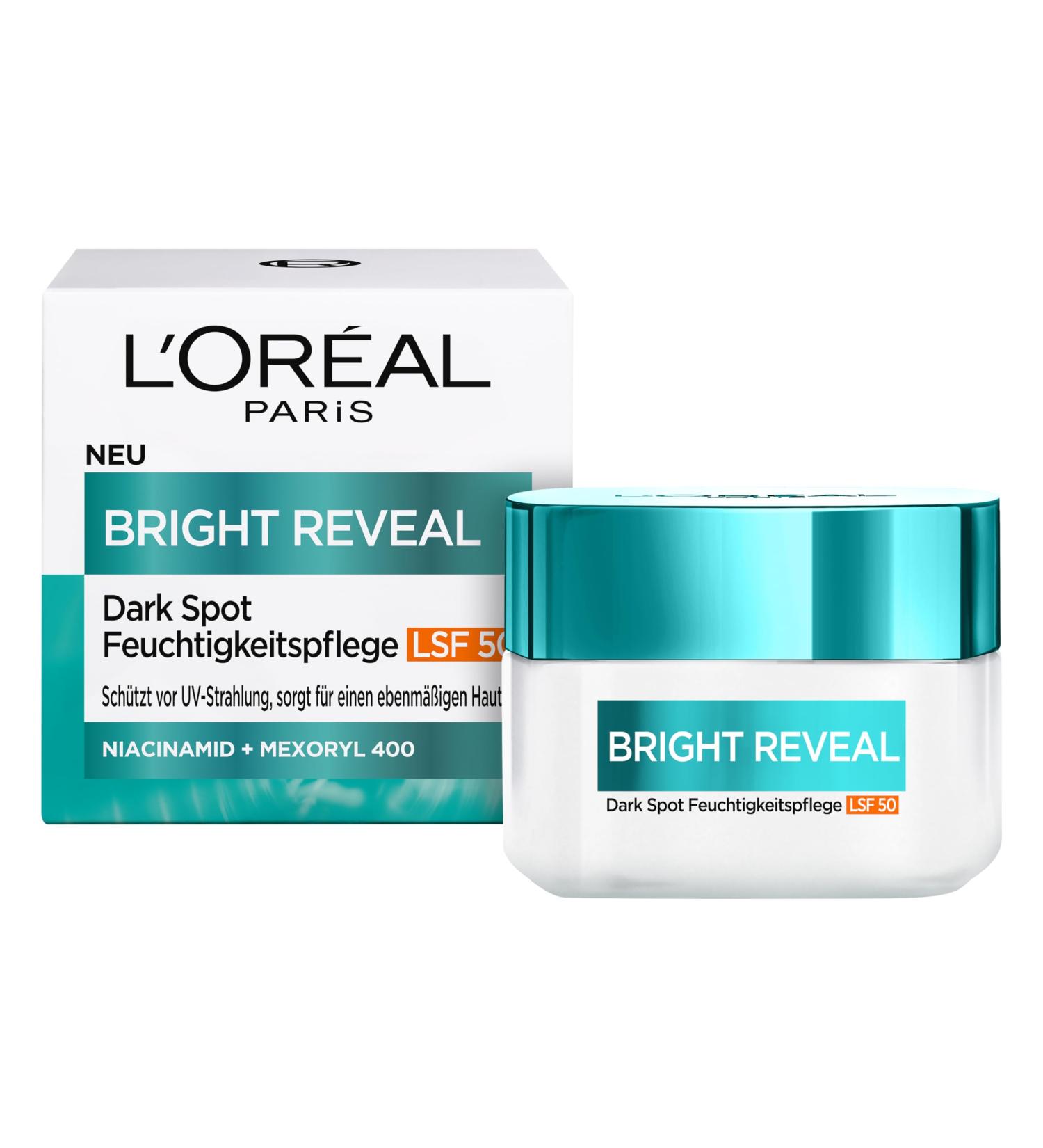 L'Or al Paris UV Moisture Care SPF 50 - Anti-Aging & Dark Spot Treatment with Vitamin C & E | 50ml - Buy Online on GoSupps.com