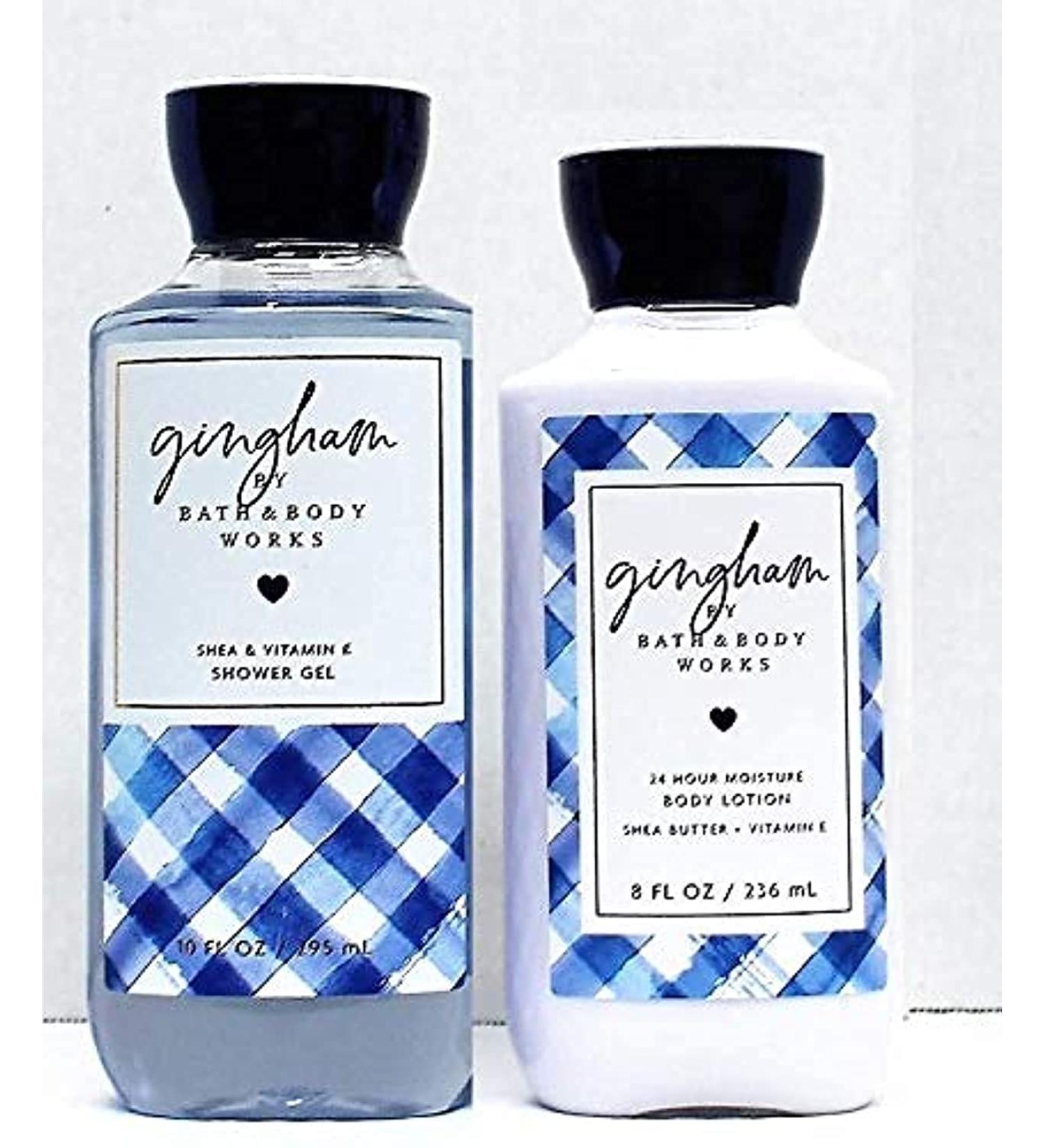 Bath & Body Works GINGHAM DUO Gift Set - Body Lotion & Shower Gel - Full Size
