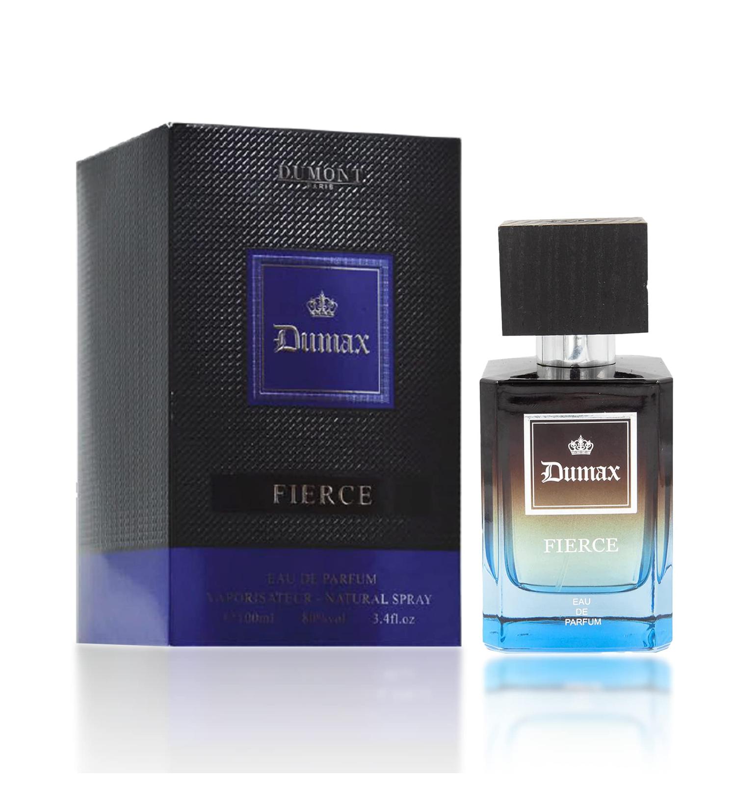 Dumont FIERCE - 3.4oz - Unisex Perfume for Men & Women - Spicy Fruity & Musky Fragrances - Long Lasting Cologne Mist & Body Spray - for Him & Her Fresh 1 Count (Pack of 1) - Buy Online on GoSupps.com