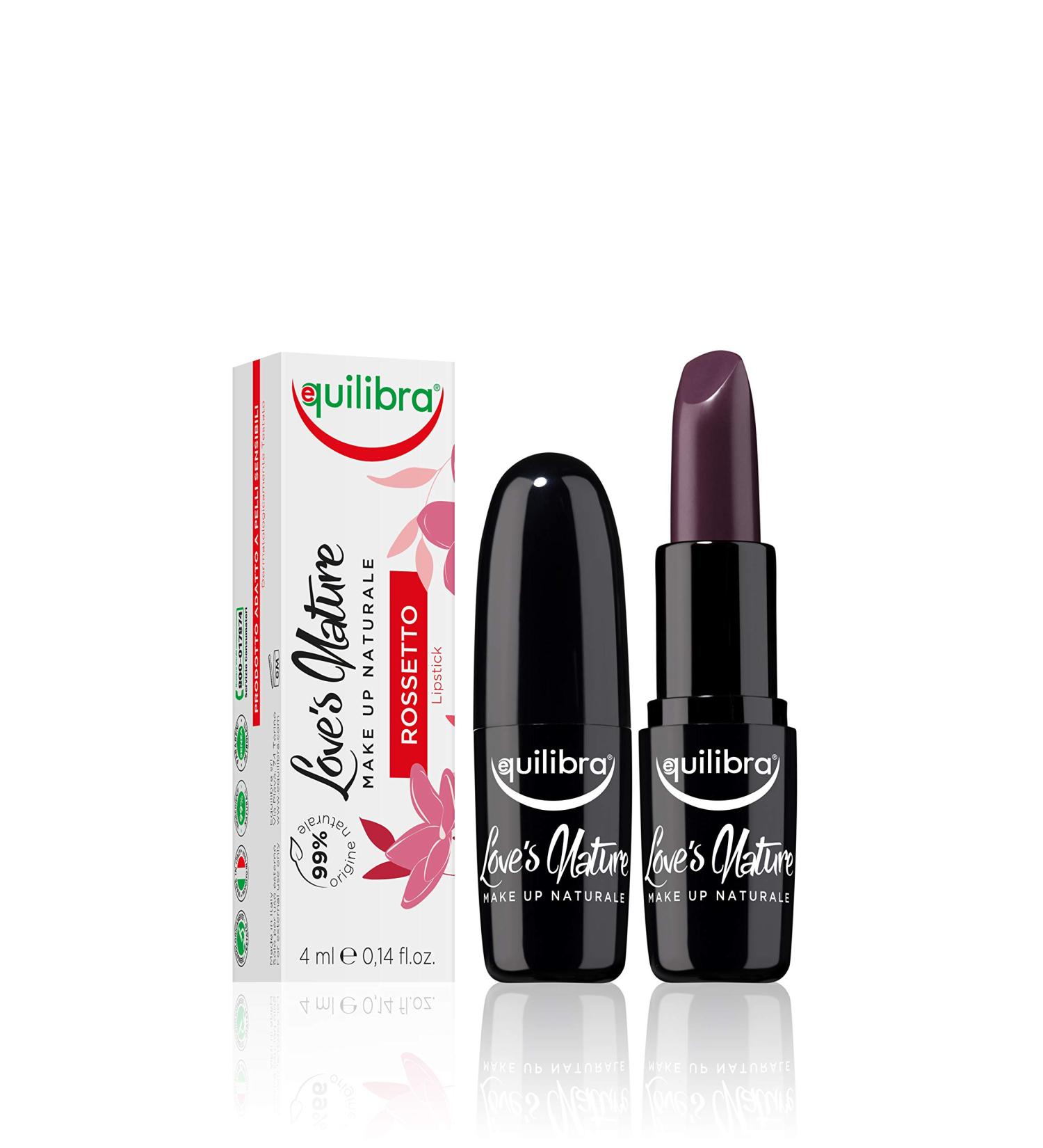 Equilibra Equilibra Love's Nature Lipstick Burgundy
