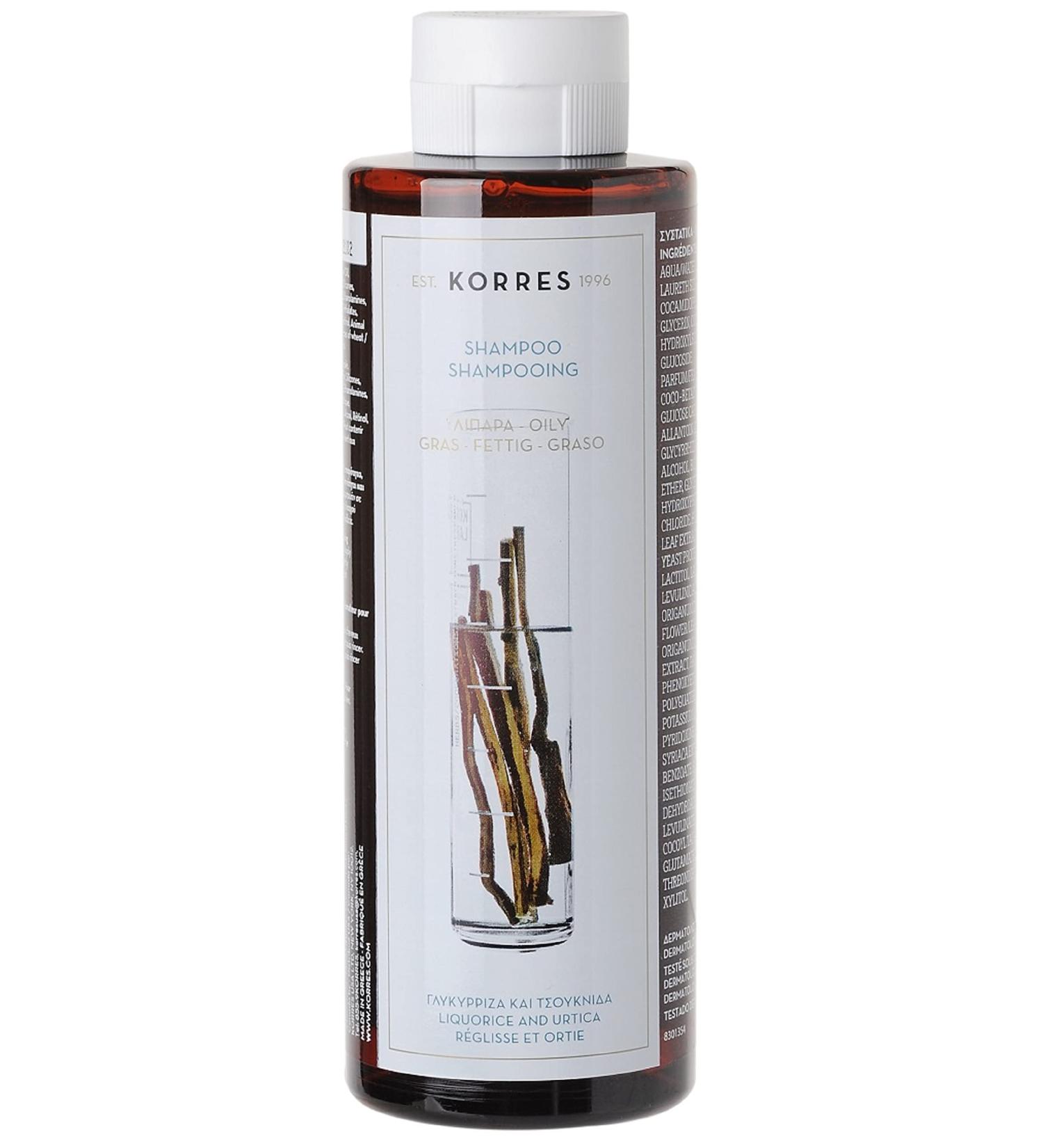 Korres Shampooing Purifiant Reglisse/Ortie 250 ml Sans parfum 250 ml (Lot de 1)