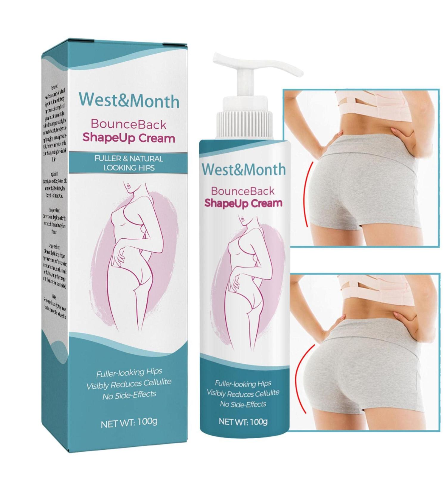 Bouncy Reshaping Cream - Bigger Butt Cream - Deeply Moisturizing Buttock Cream for Firming and Plump Shaping Butt Cream - Buy Online on GoSupps.com