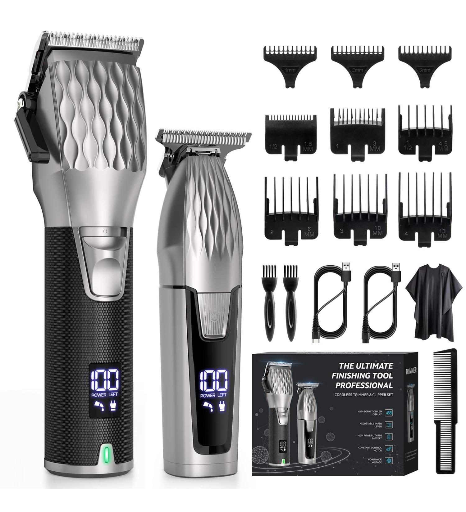 Professional Hair Clippers & Trimmer Set - Cordless Grooming Kit for Men Women & Kids | Best Barber Clippers - Buy Online on GoSupps.com