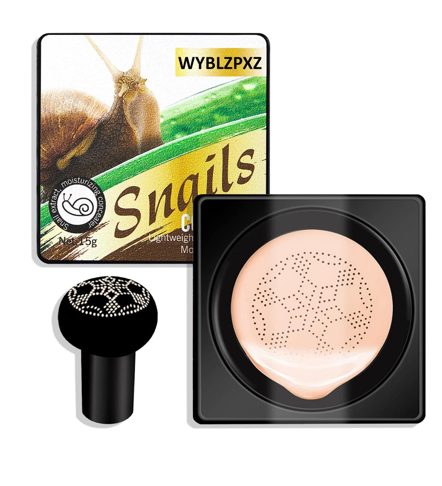 WYBLZPXZ Mushroom Head Air Cushion CC Cream - Moisturizing BB Cream Liquid Foundation for Long Lasting Matte Finish - Collagen Infused Concealer for Even Skin Tone - Natural Color - Buy Online on GoSupps.com