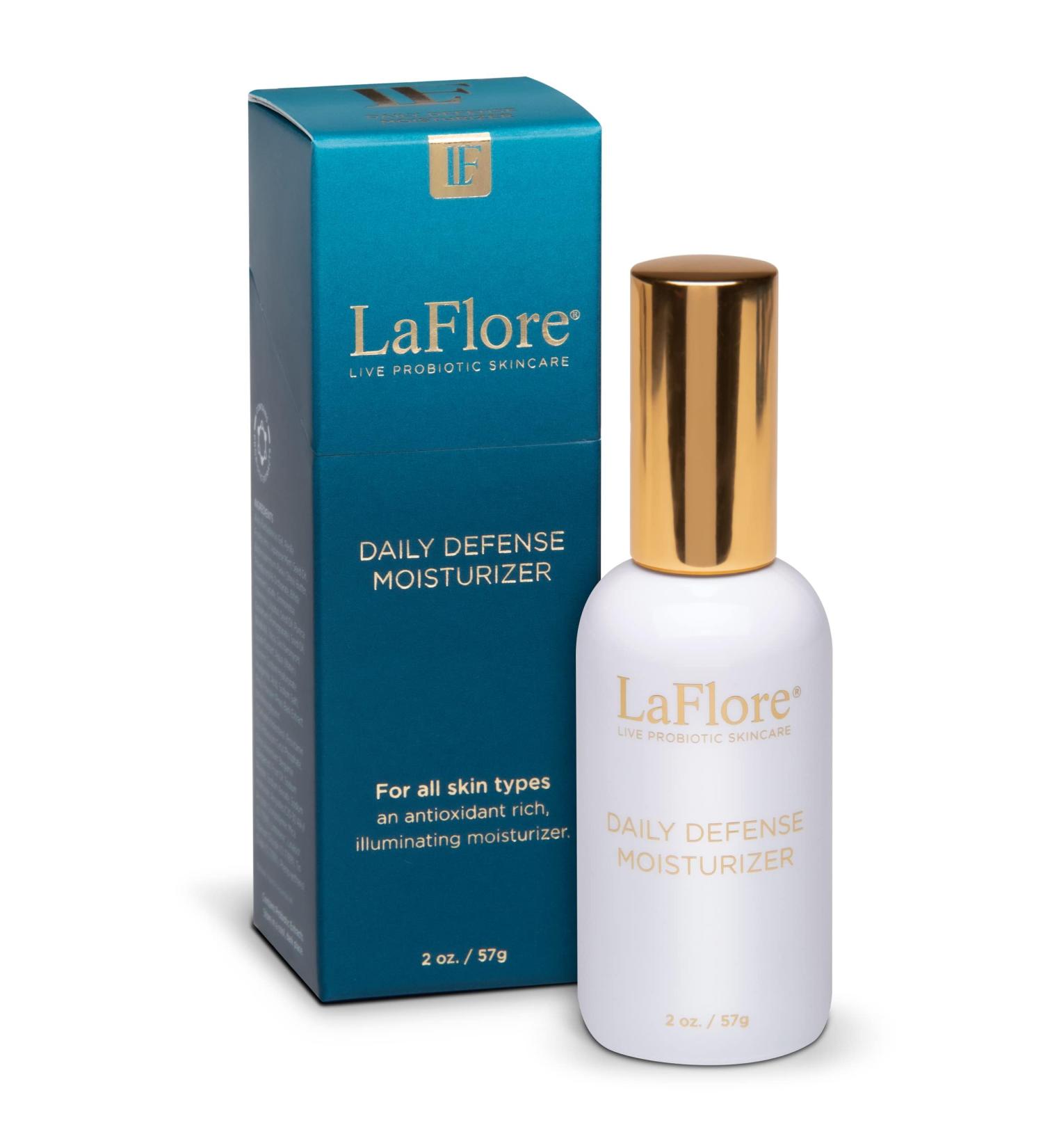 Daily Defense Moisturizer - Probiotic Face Cream for Hydration & Brightening | Antioxidant Vegan Cruelty-Free All Skin Types - Buy Online on GoSupps.com