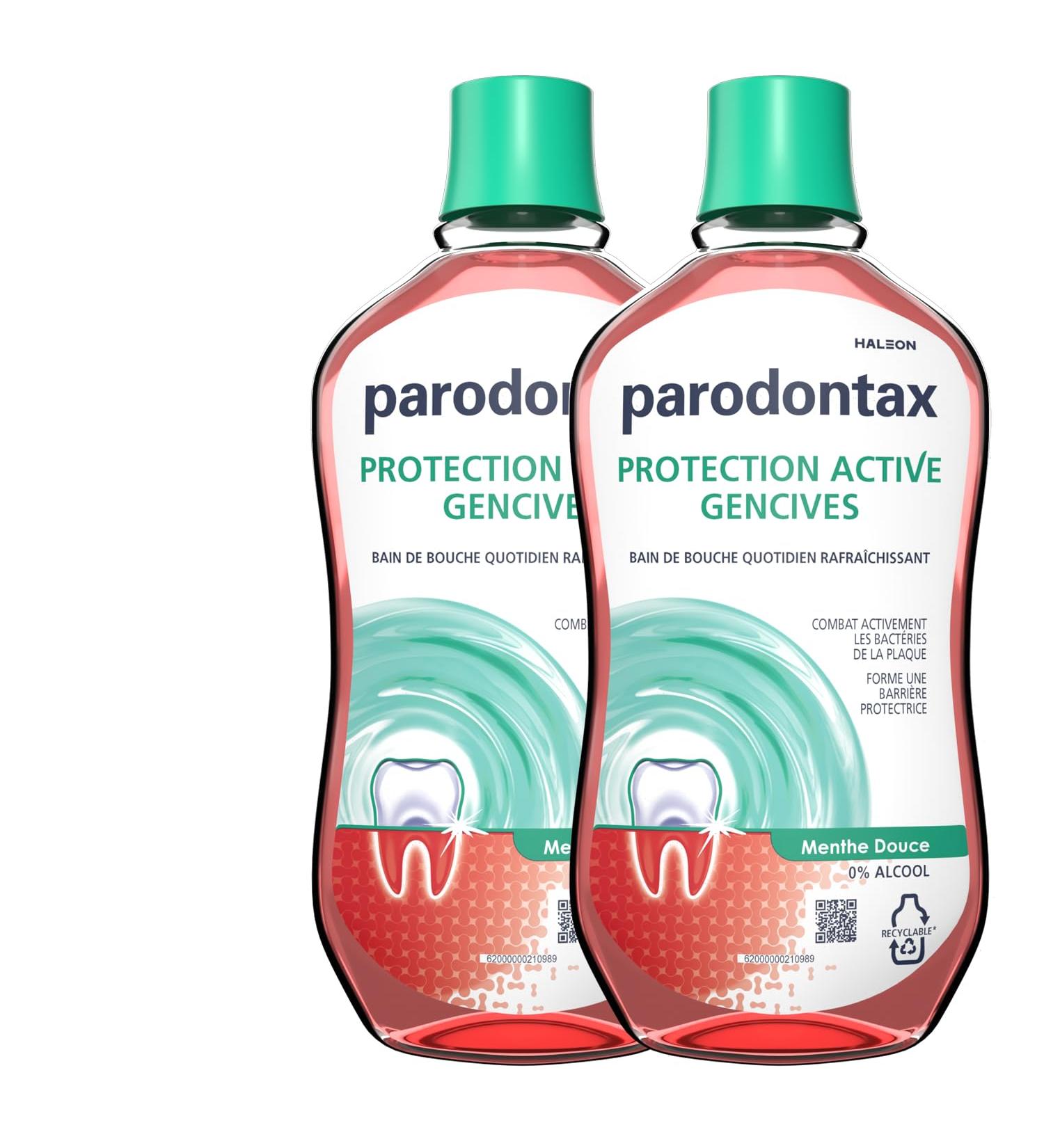 Parodontax Daily Mouthwash Active Protection For Healthy Gums and Teeth Mild Mint Alcohol-Free 500 ml - Buy Online on GoSupps.com