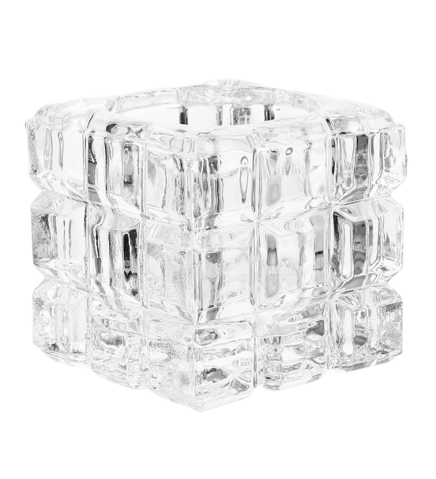 Healeved Glass Dappen Dish Cup Nail Monomer Liquid Bowl Nails Tips Art Dappen Dish with Lid Acrylic Liquid Powder Crystal Cup Glassware Tools for Home - Buy Online on GoSupps.com