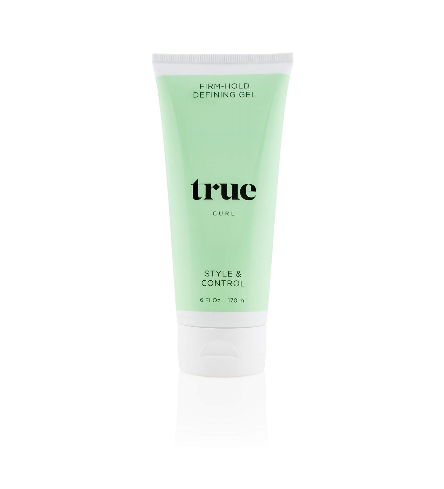 True Curl Vegan Firm Hold Defining Hair Gel - Frizz-Free Styling for Curly Hair - 6 Fl Oz - Buy Online on GoSupps.com