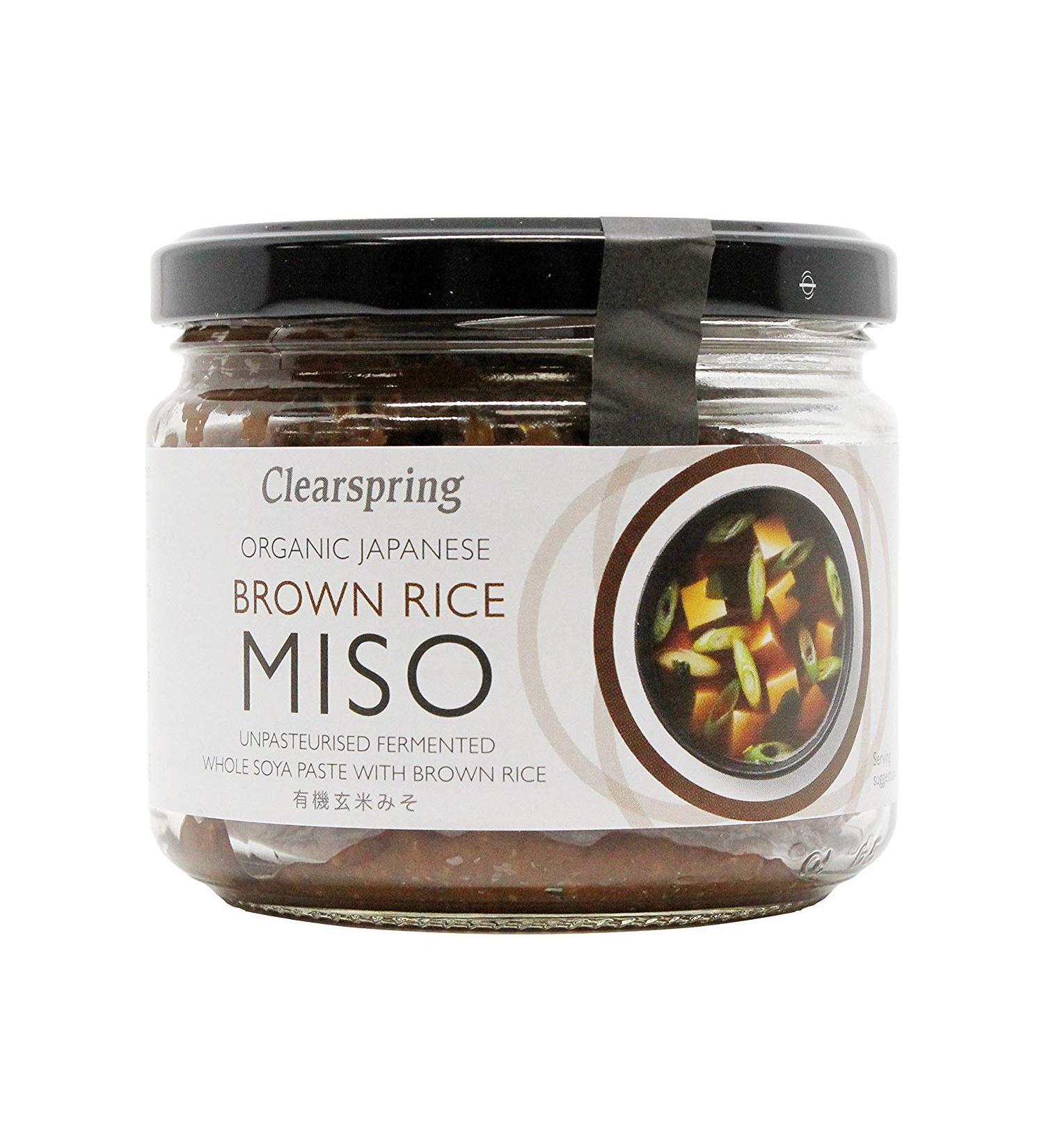 Clearspring Unpasteurised Organic Japanese Brown Rice Miso Paste 300g