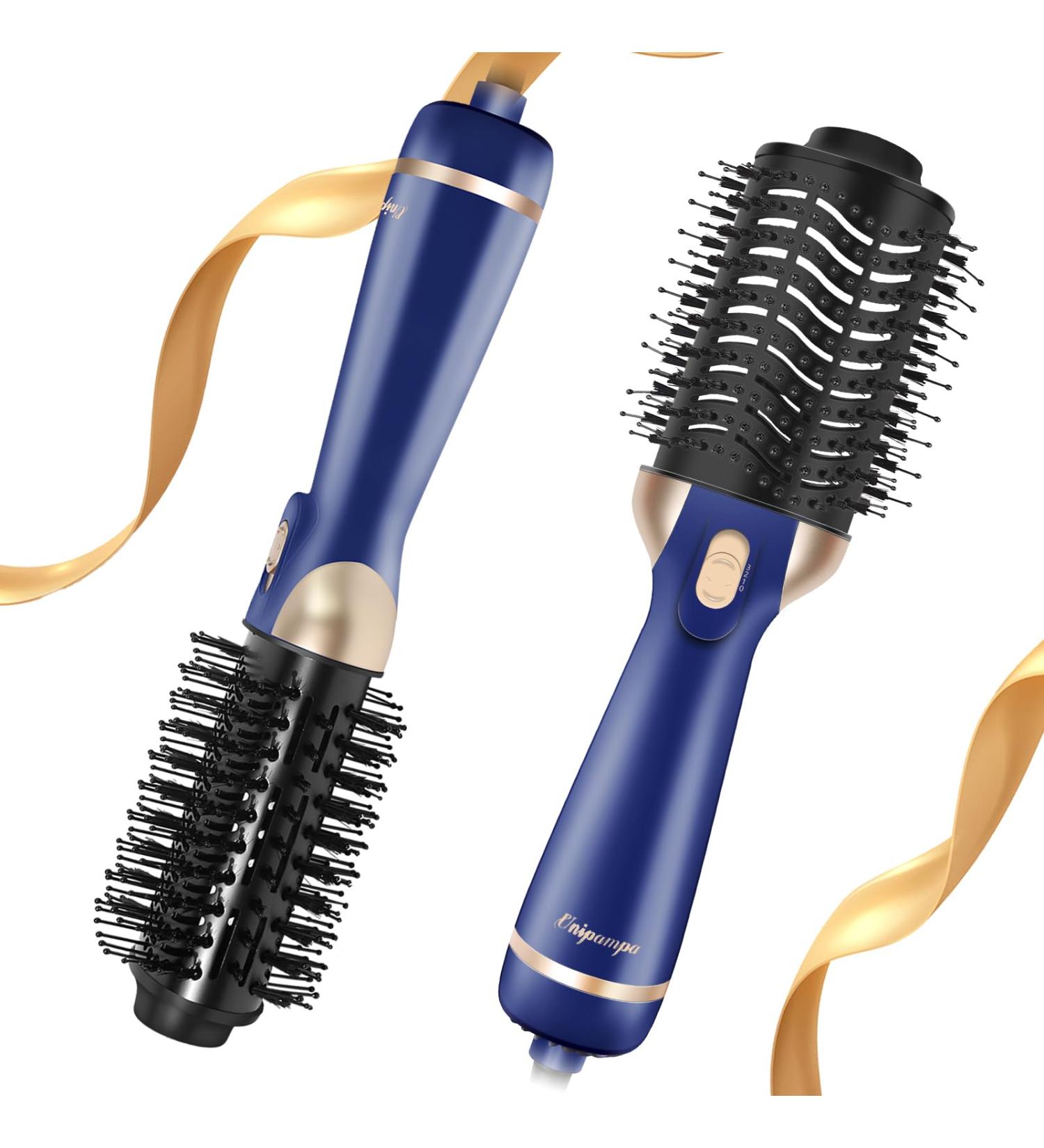 Unipampa 4-in-1 Hot Air Brush - 1200W Hair Dryer Curling & Volume Brush with 3 Heat Settings | International Shipping Available - Buy Online on GoSupps.com