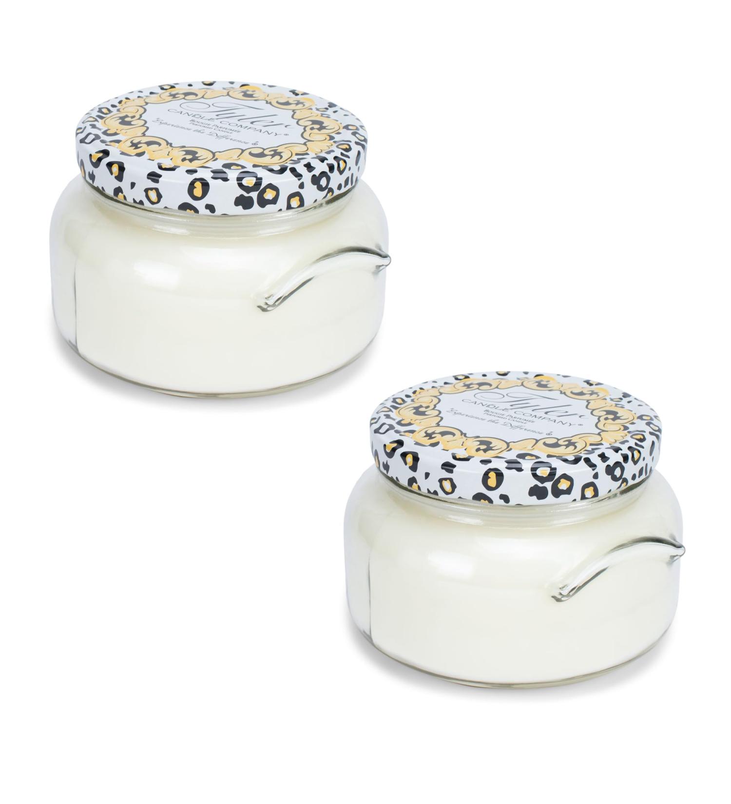 Buy Tyler Creamy White 2-Wick Aromatherapy Scented Jar Candle 11oz - Pack of 2 - French Market | International Shipping Available - Buy Online on GoSupps.com