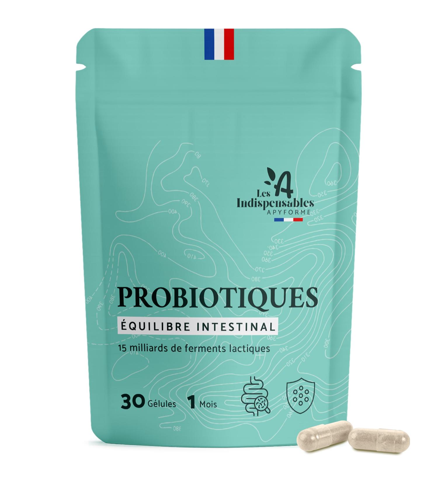  APYFORME Apyforme - Intestinal Flora Probiotic - 10 Exclusive Strains including Lactobacillus - 30 Gastro-resistant Capsules - Made in France - Buy Online on GoSupps.com