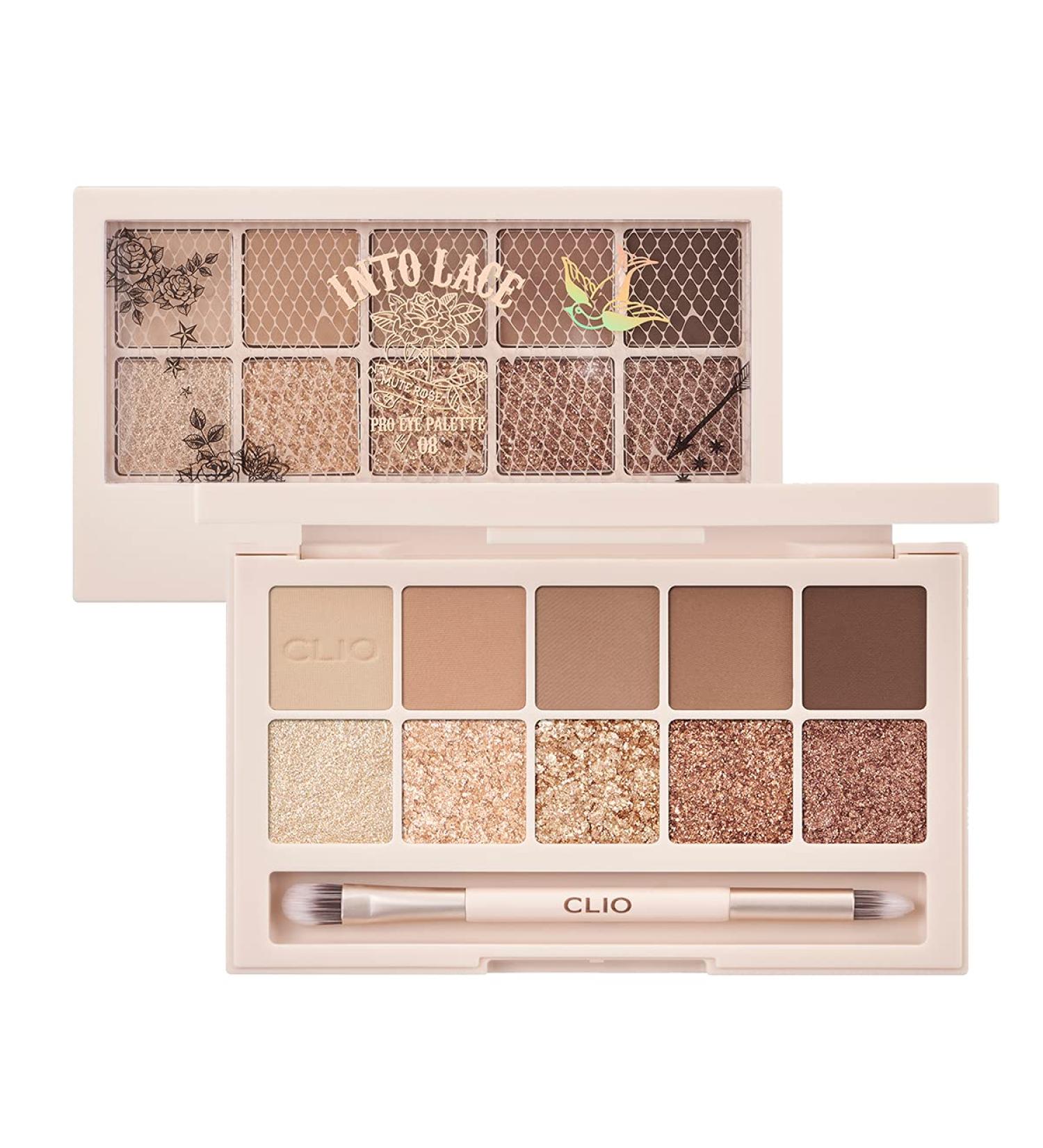 Clio Pro Eye Palette 08 Into Lace | Stunning Colors & Long-Lasting Formula - Buy Online on GoSupps.com