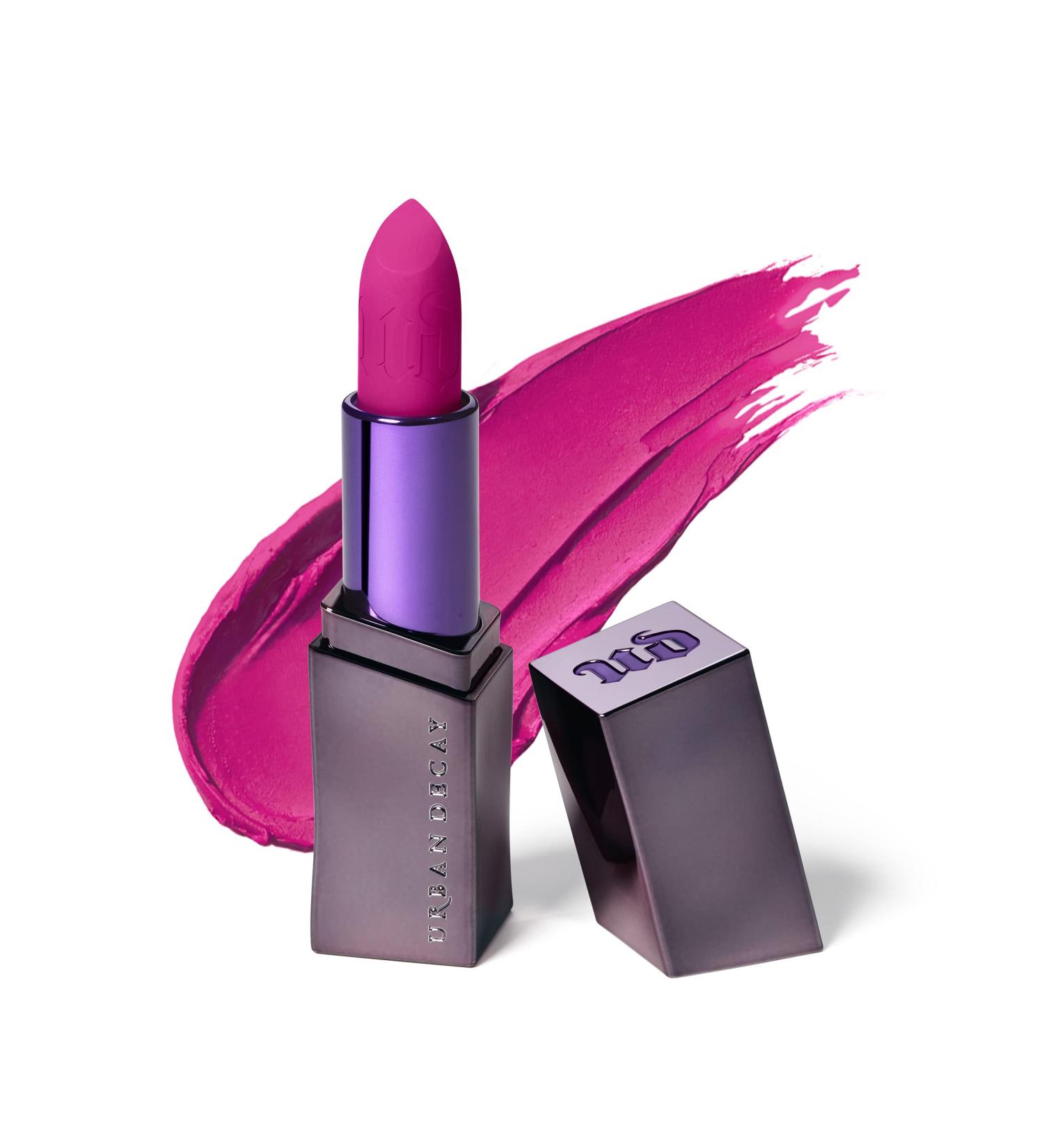 URBAN DECAY Vice Hydrating Lipstick - 35 Shades - Longwearing & Moisturizing formula - Gridlock (bright berry fuchsia - matte) - 0.11 Oz - Buy Online on GoSupps.com