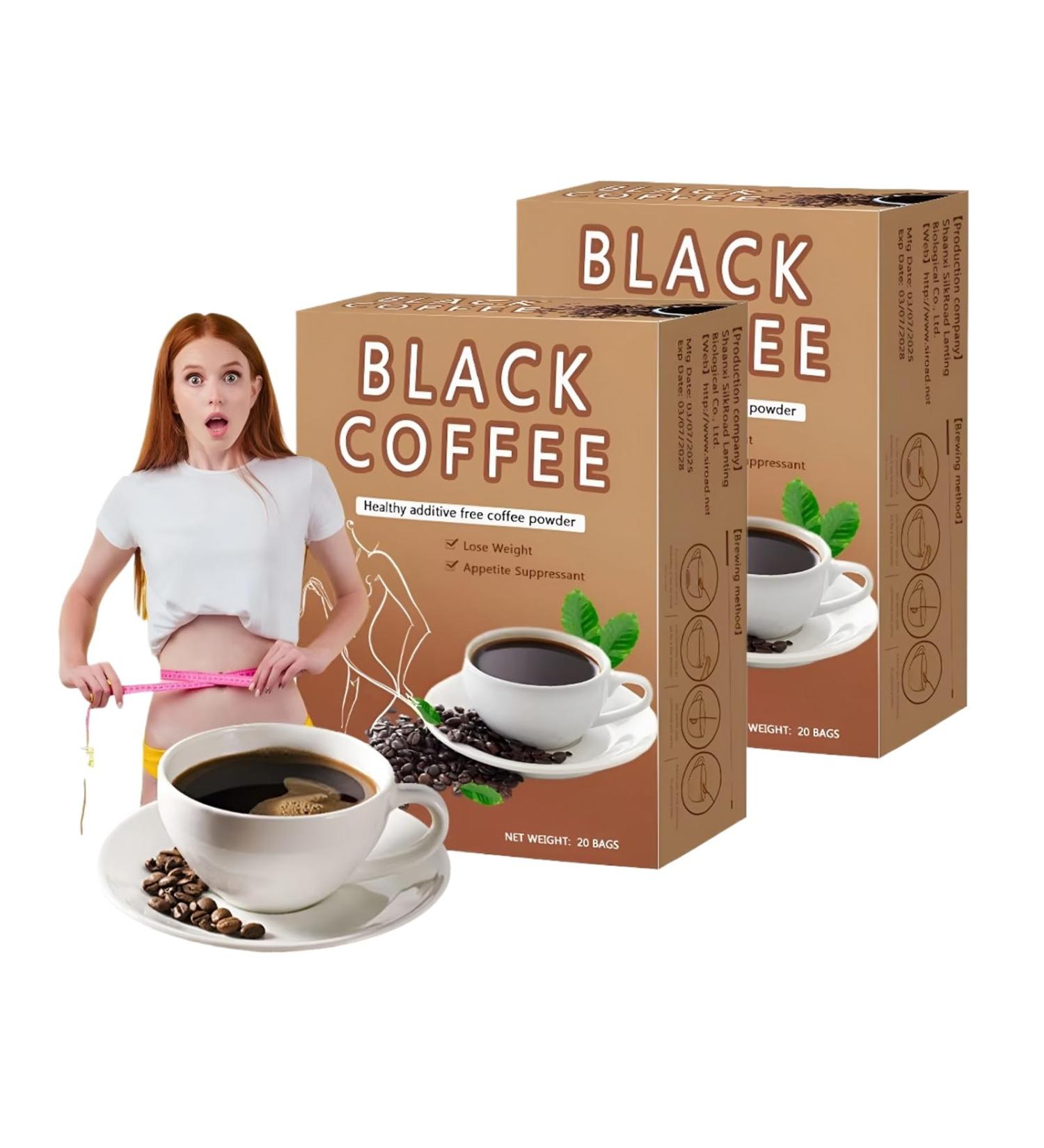 Caf Noir Instantan Br leur De Graisses Et D tox Go t Neutre Dissolution Rapide(2PC) - Buy Online on GoSupps.com