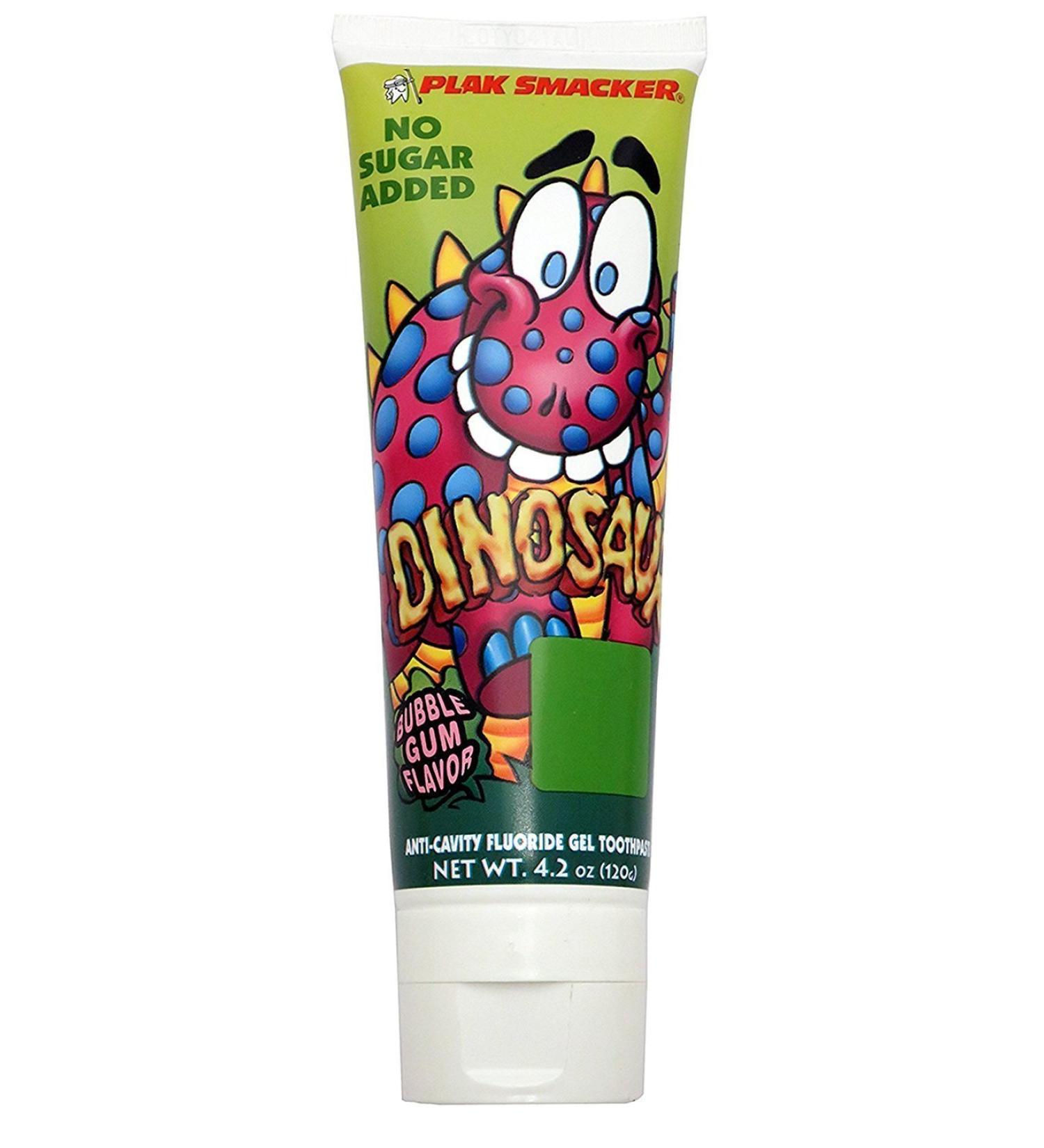 Plak Smacker Toothpaste Bubble Gum 4.2oz Tube