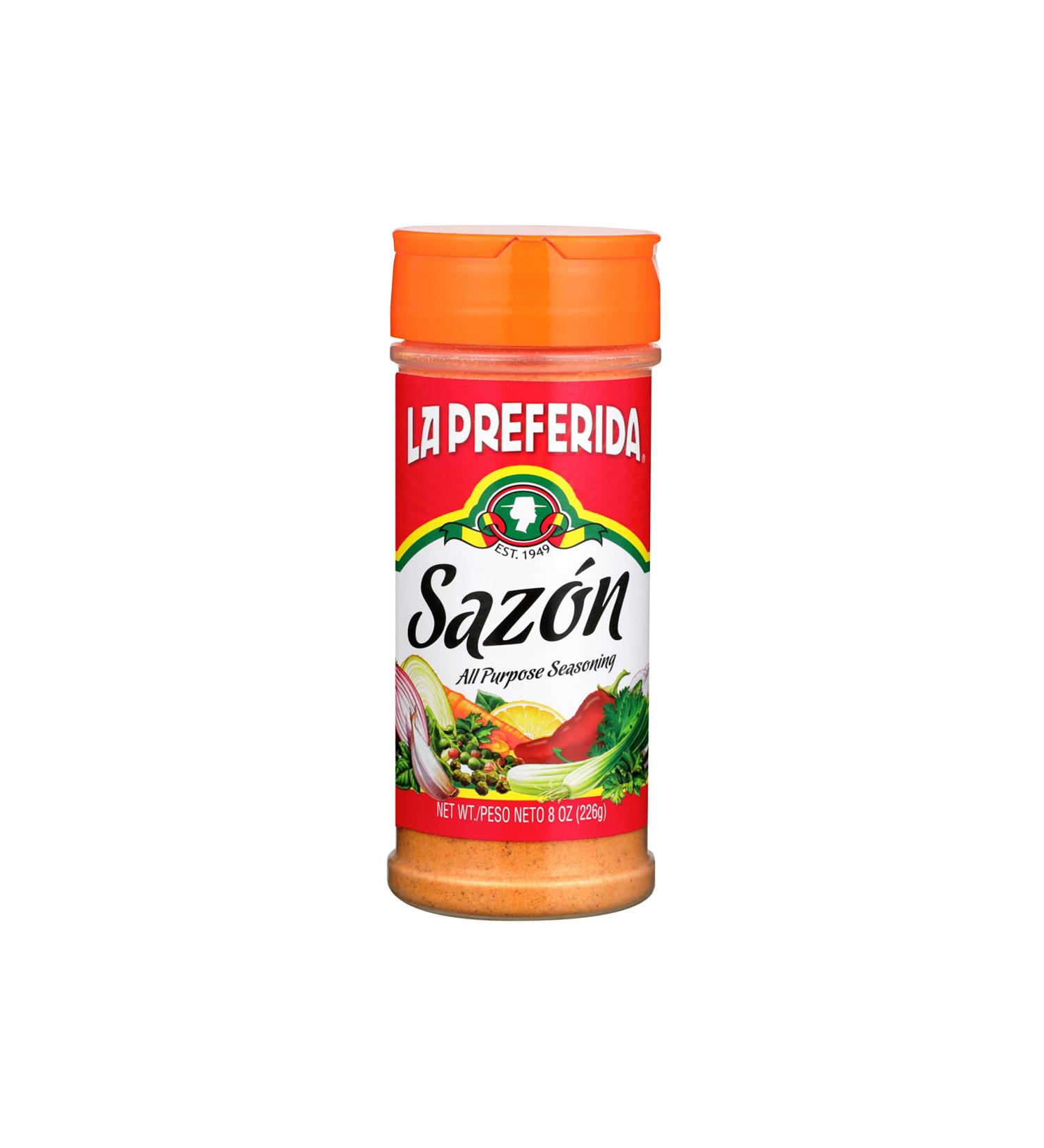 La Preferida Saz n Seasoning - Bold Vegan Mexican Spice Blend with Paprika, Garlic, and Onion - 8 oz (Pack of 3) - Buy Online on GoSupps.com
